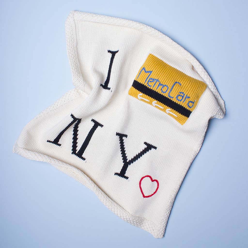 Organic Metrocard Lovey / Baby Security Blanket