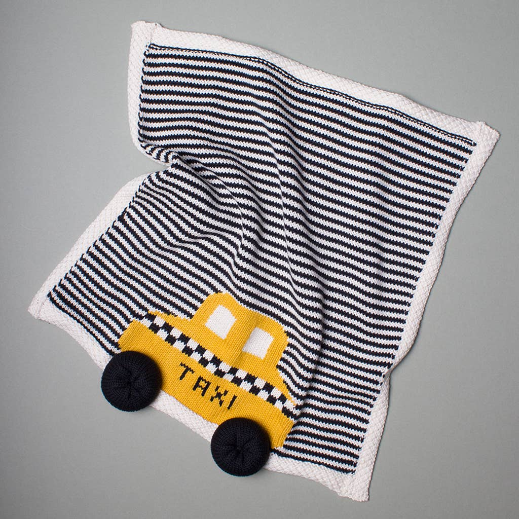 Organic Taxi Lovey / Baby Security Blanket
