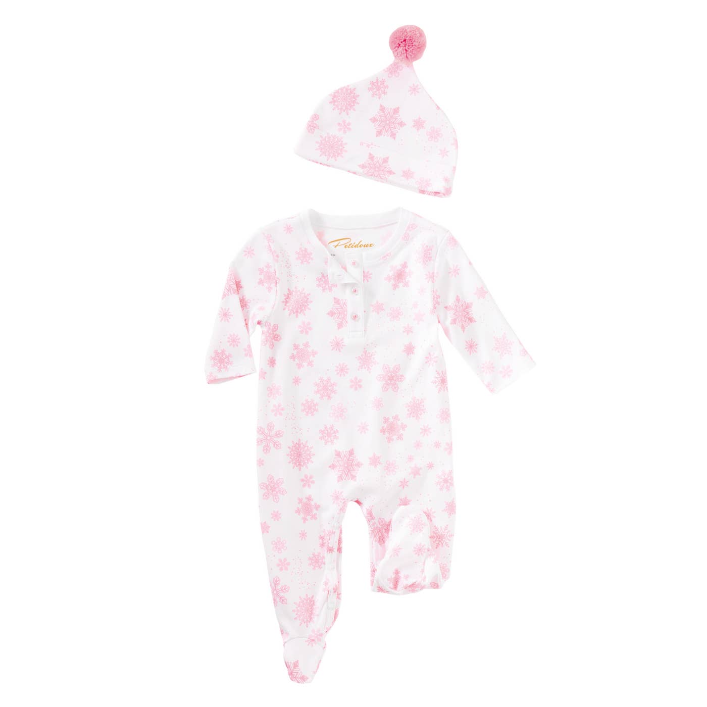 Let it Snow Baby Set - Pink