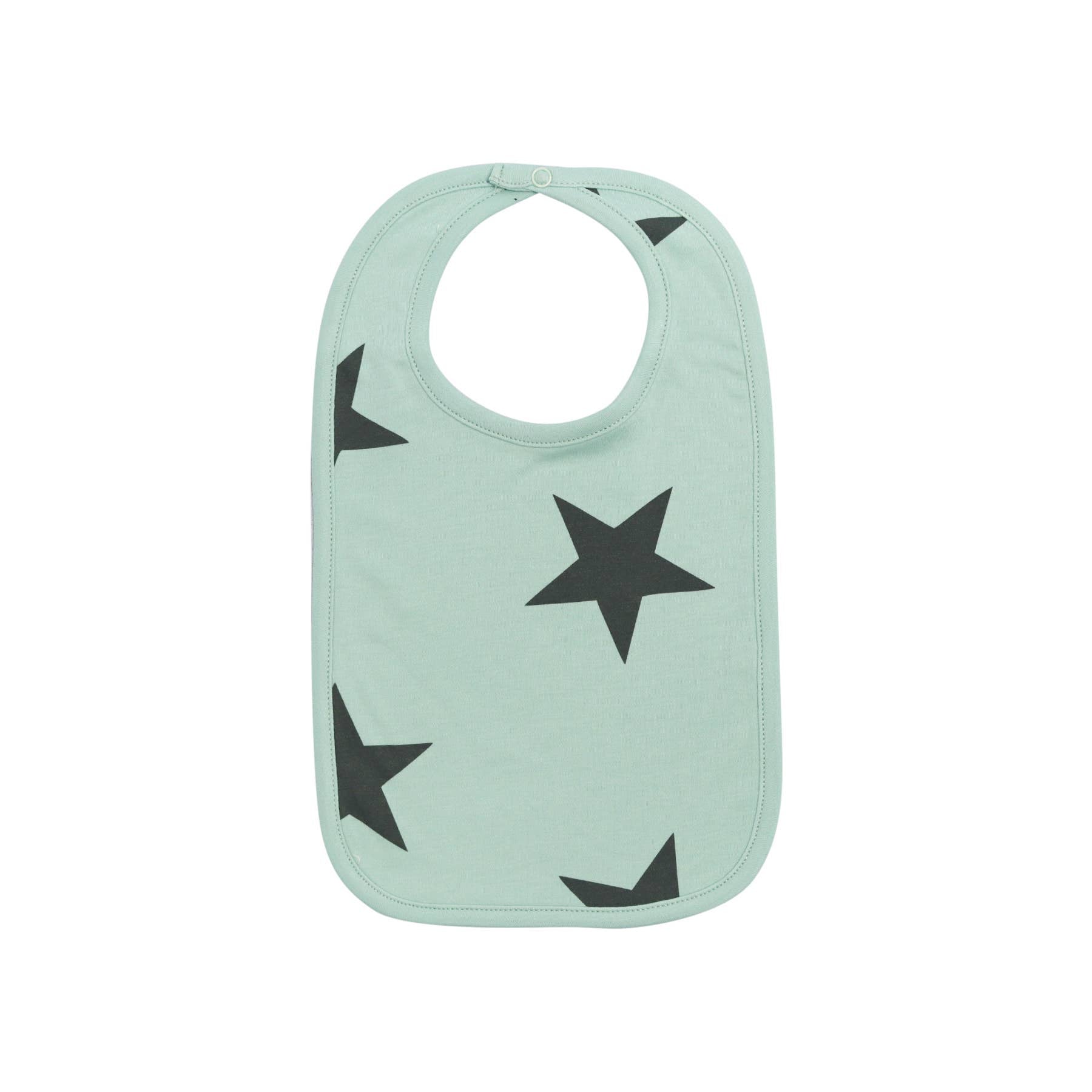 Zanzibar Green/Black Star Bib