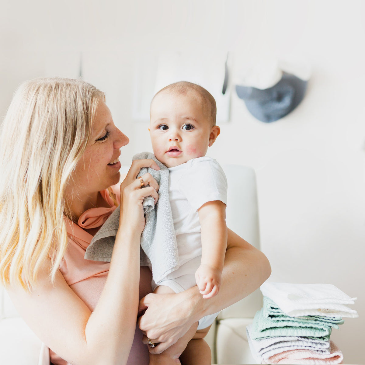 Organic Cotton Baby Washcloths