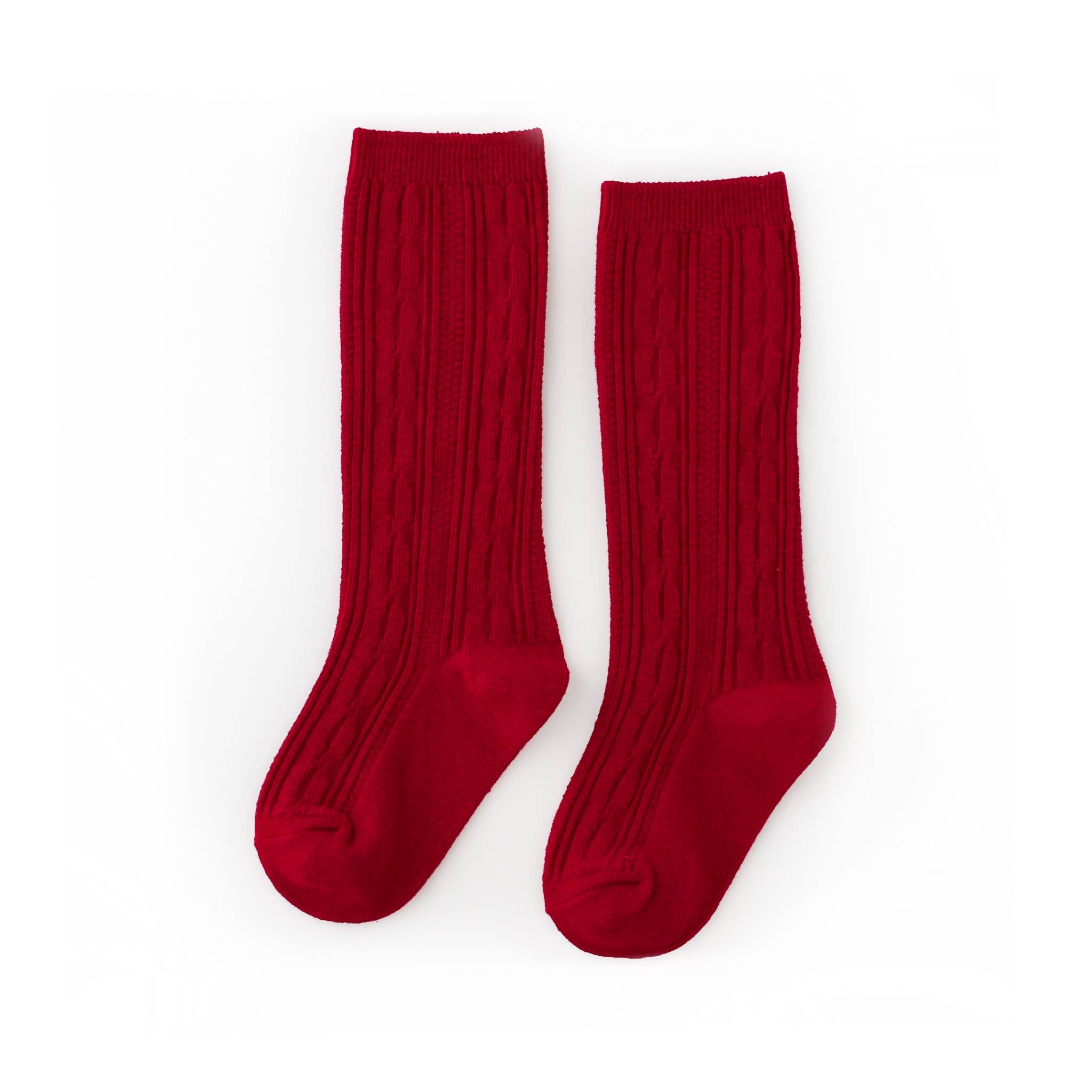 True Red Knee High Socks