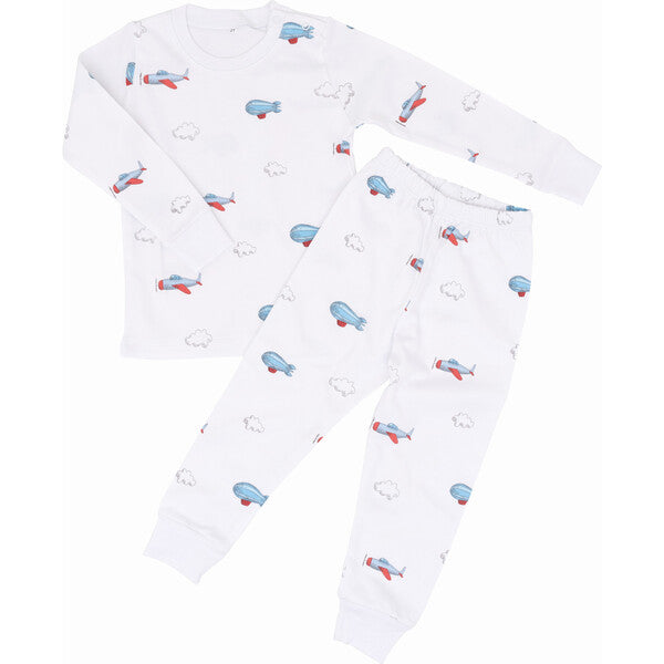 Airplane Pima Pajama Set