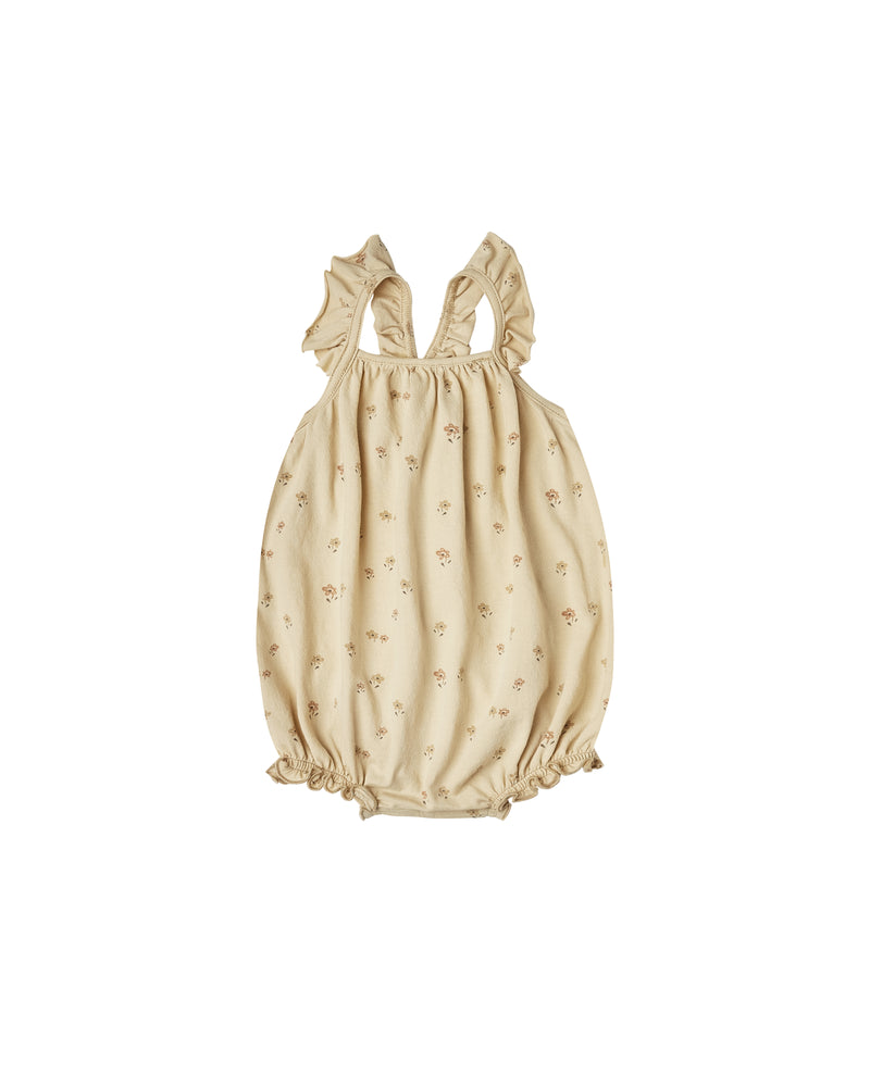 Little Flower Clementine Onesie Butter