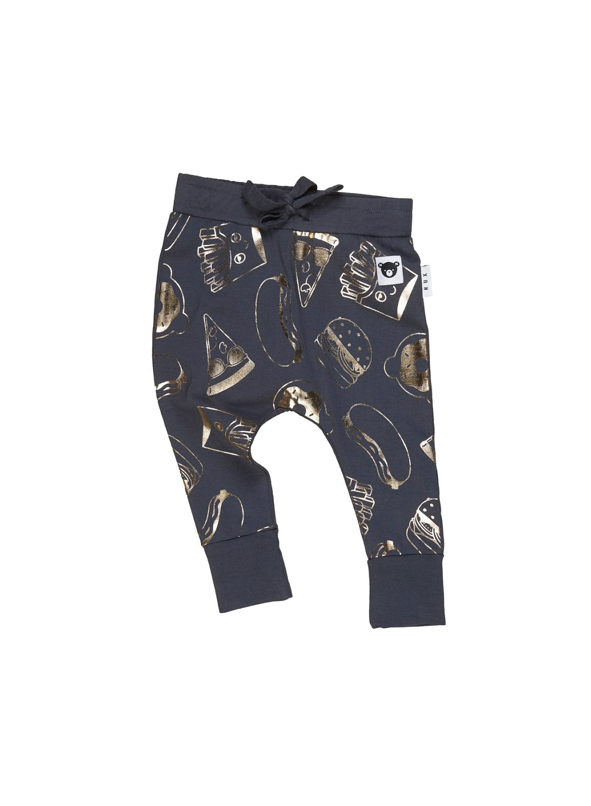 Gold Food Drop Crotch Pant