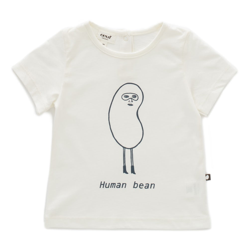 Tee Shirt White/ Human Bean