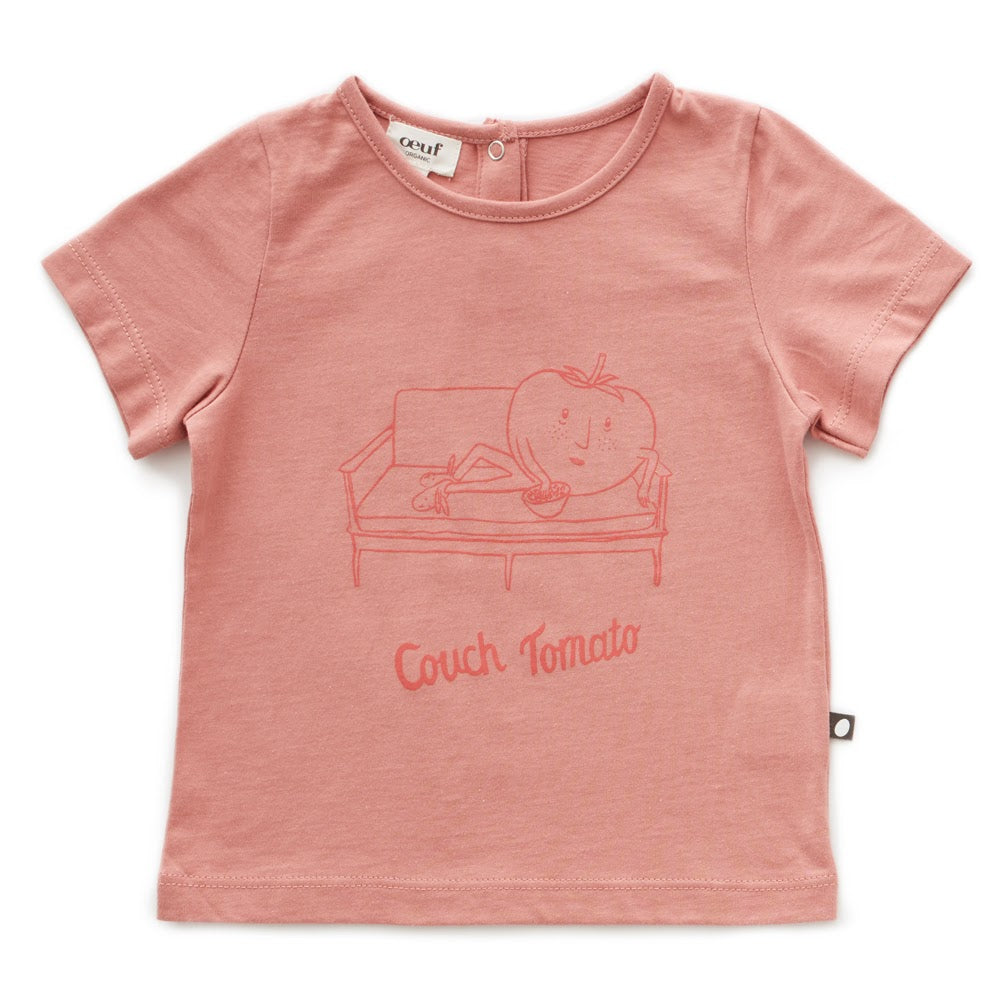 Tee Shirt Toasted Nut/Couch Tomato