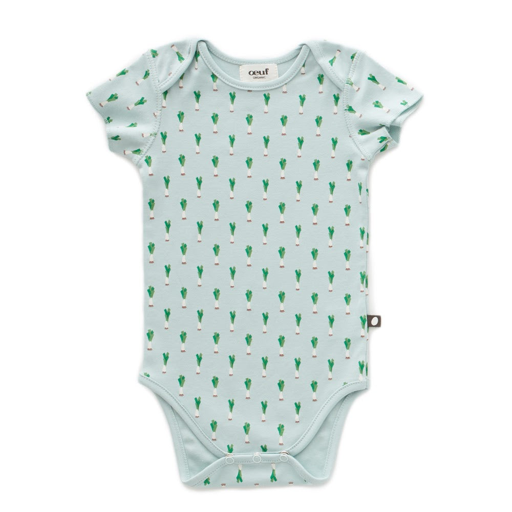 Onesie-Leek Print