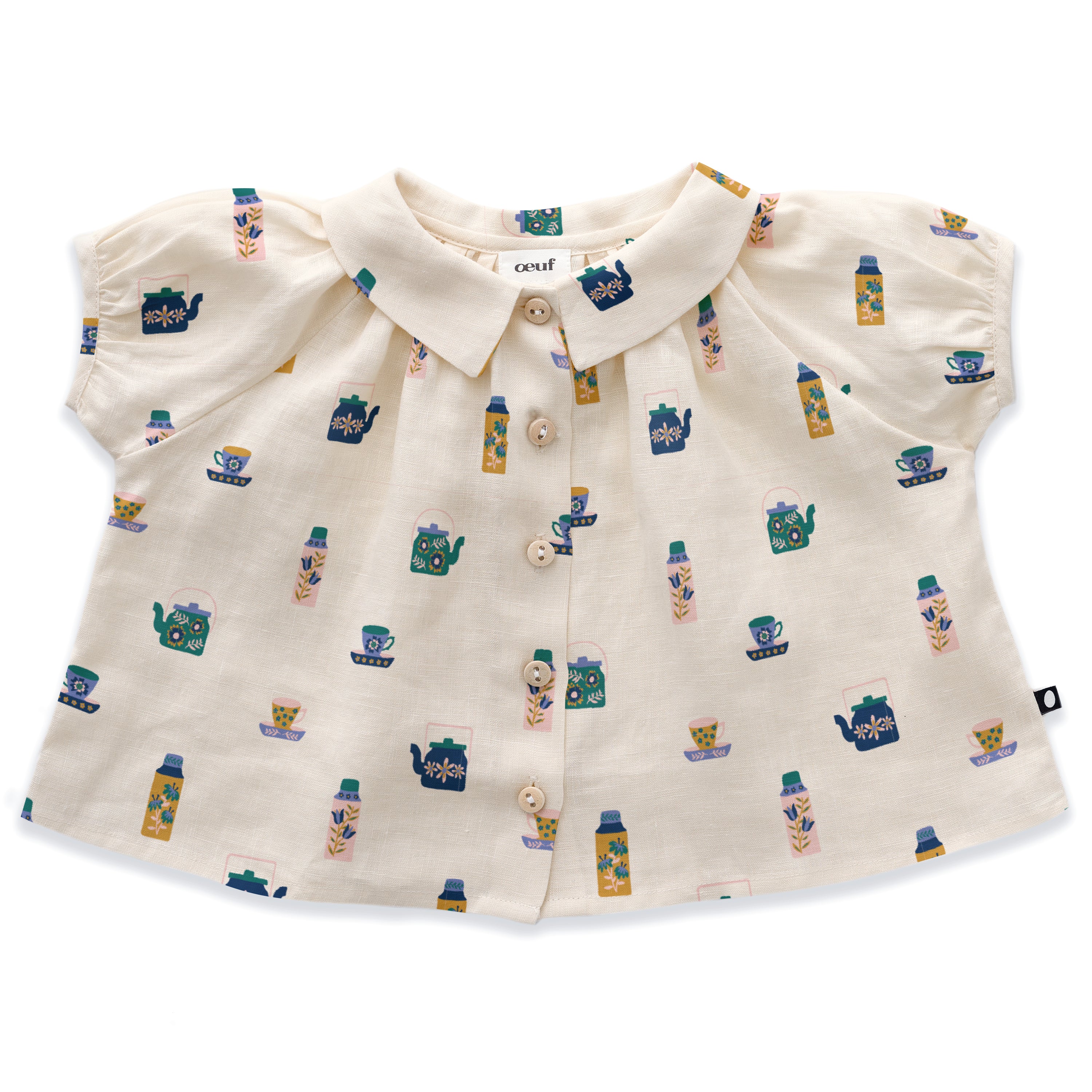 Short Sleeve Blouse - Gardenia