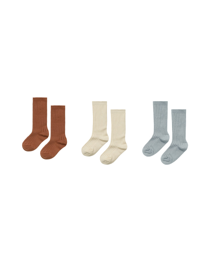Knee socks Amber,Butter,Blue