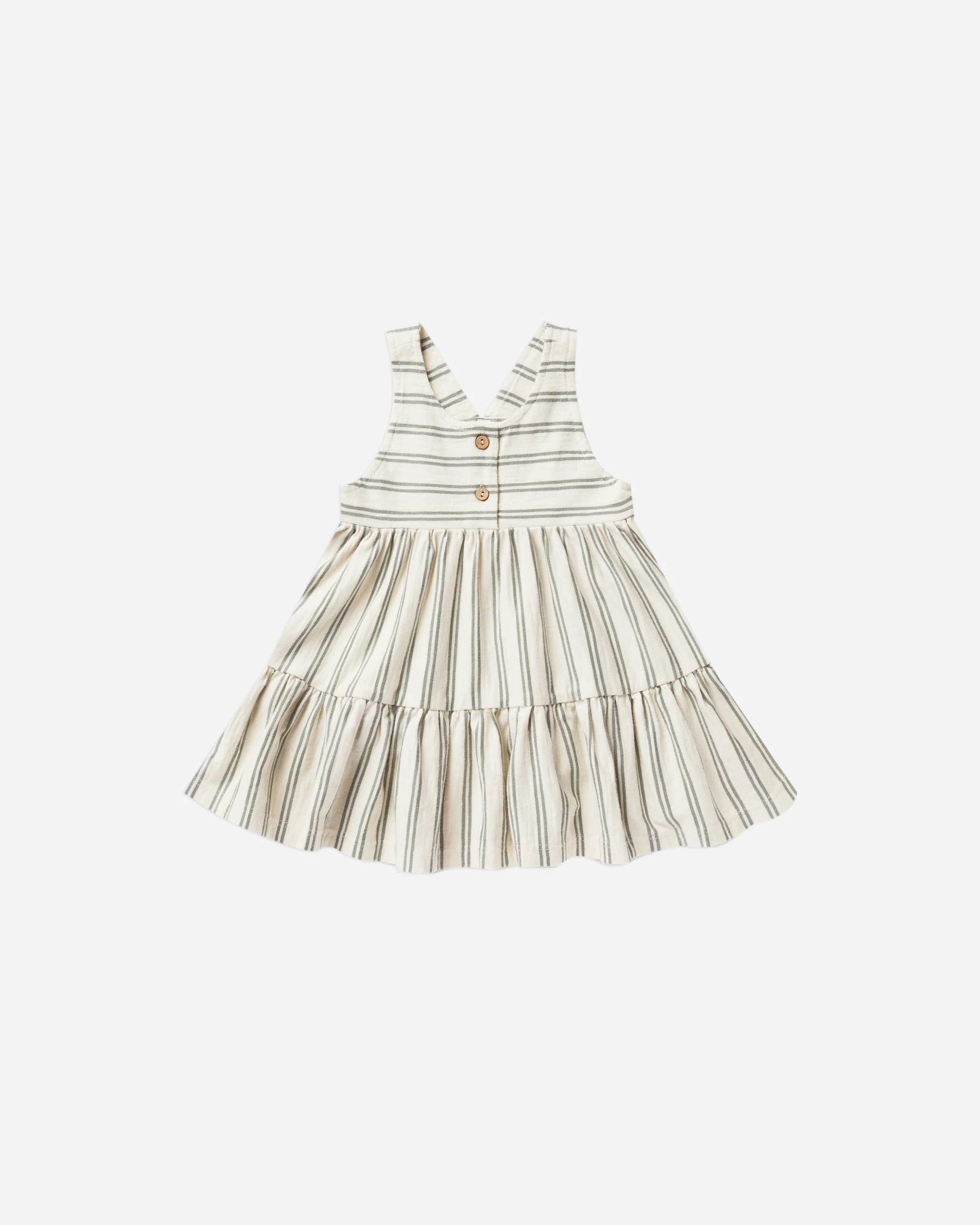 Ruby Swing Dress | Aqua Stripe