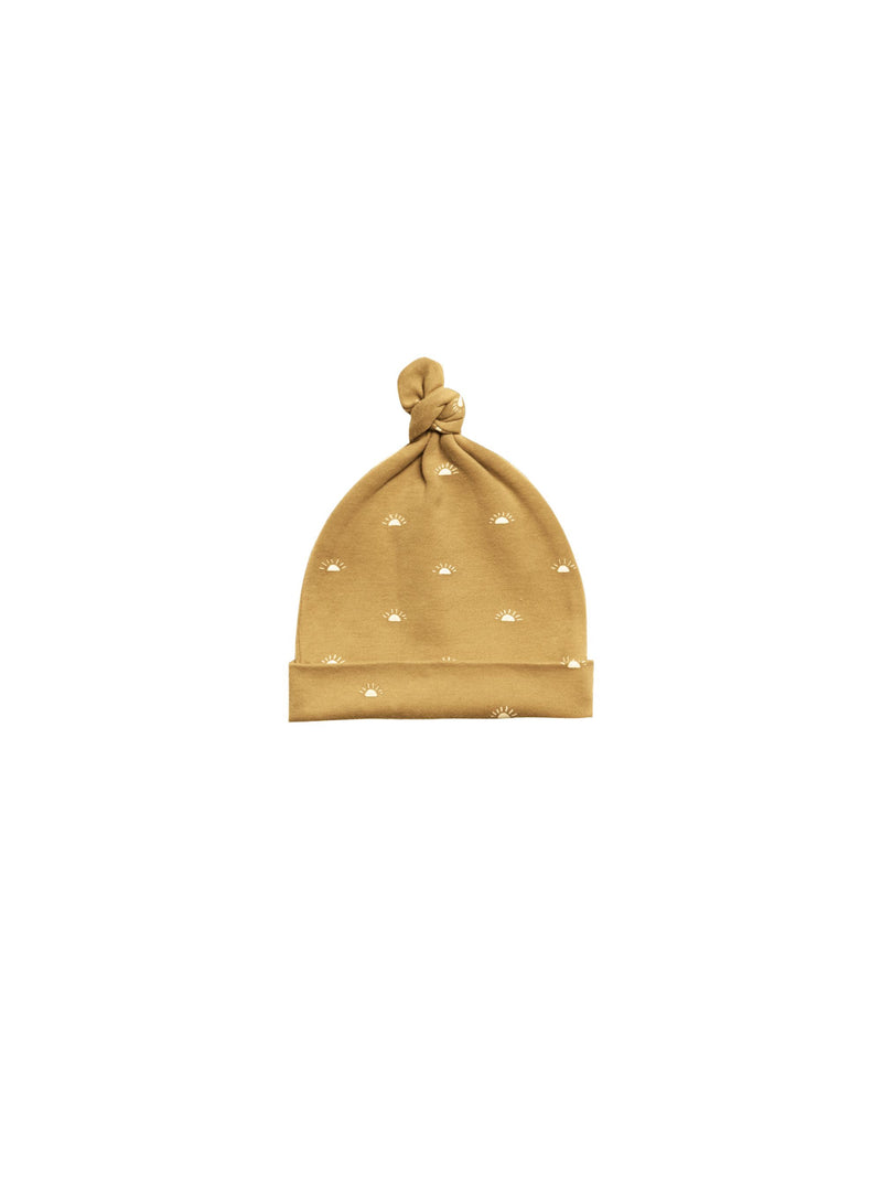 Knotted Baby Hat - Honey