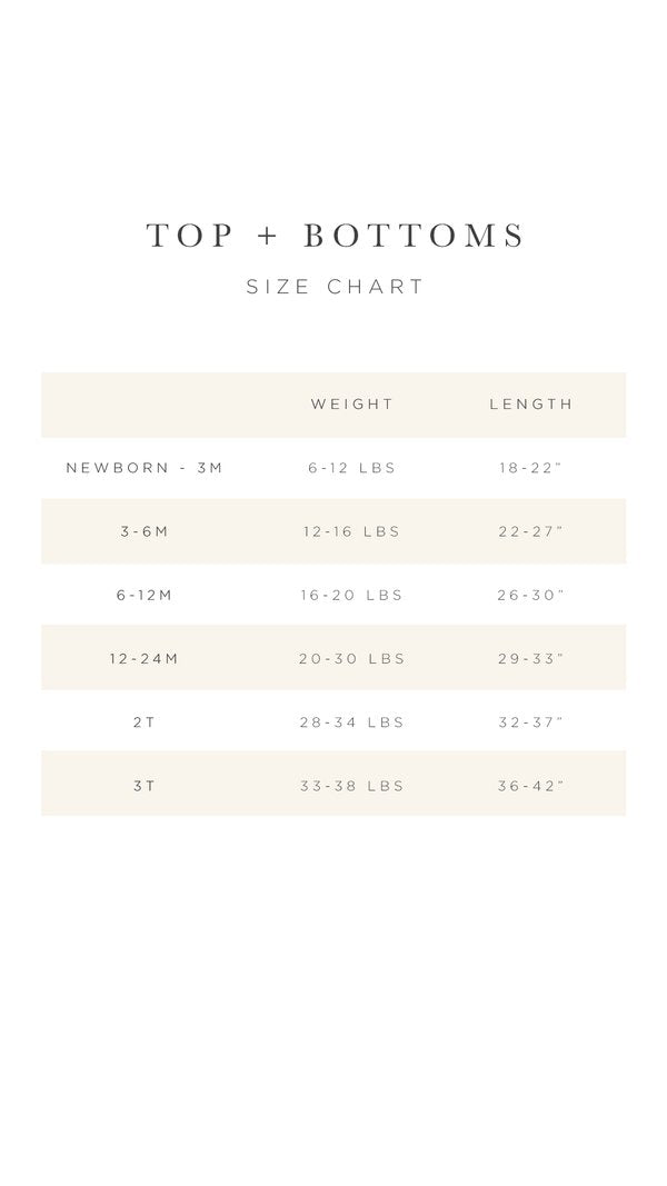 Henley Top + Bottoms