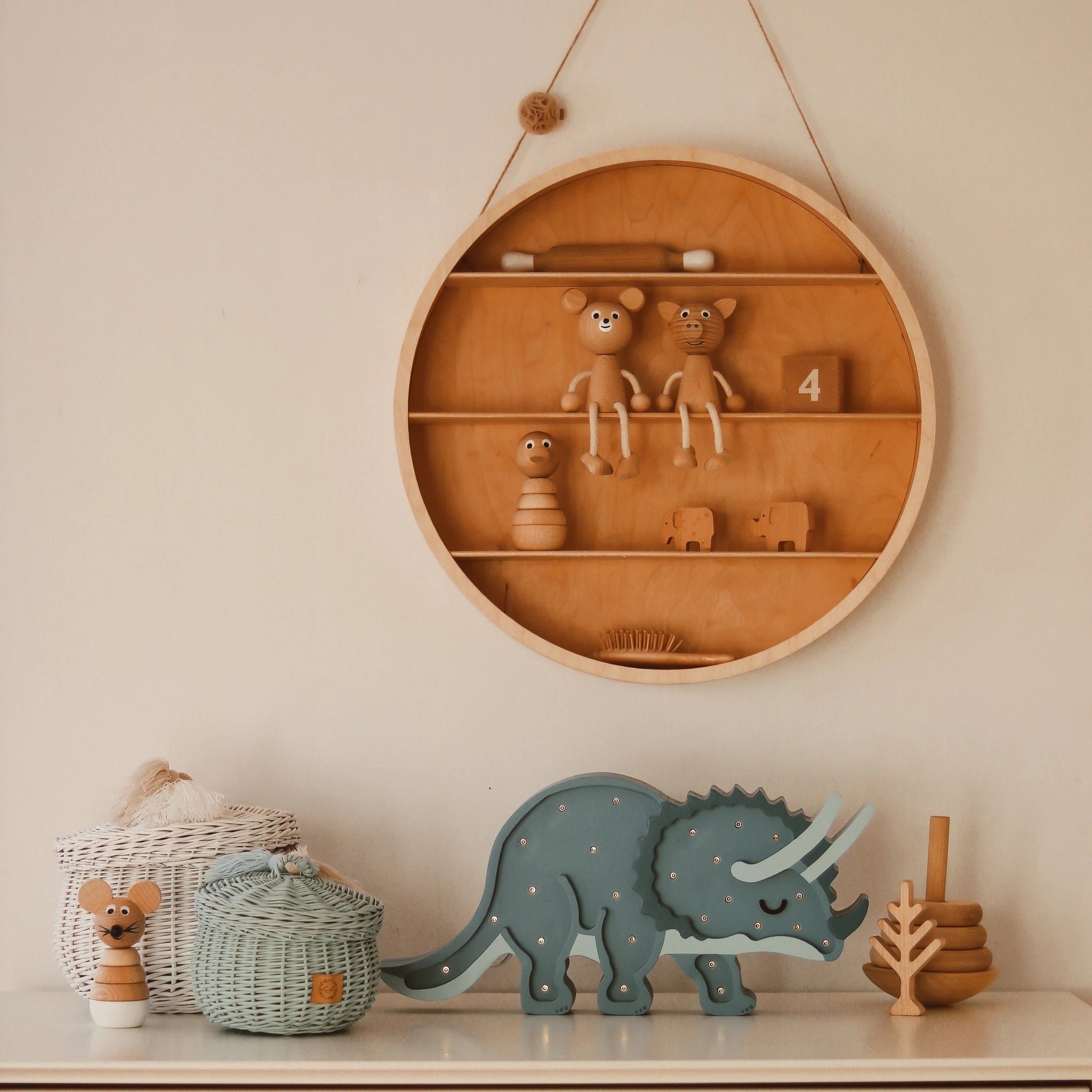 Triceratops Dinosaur Lamp