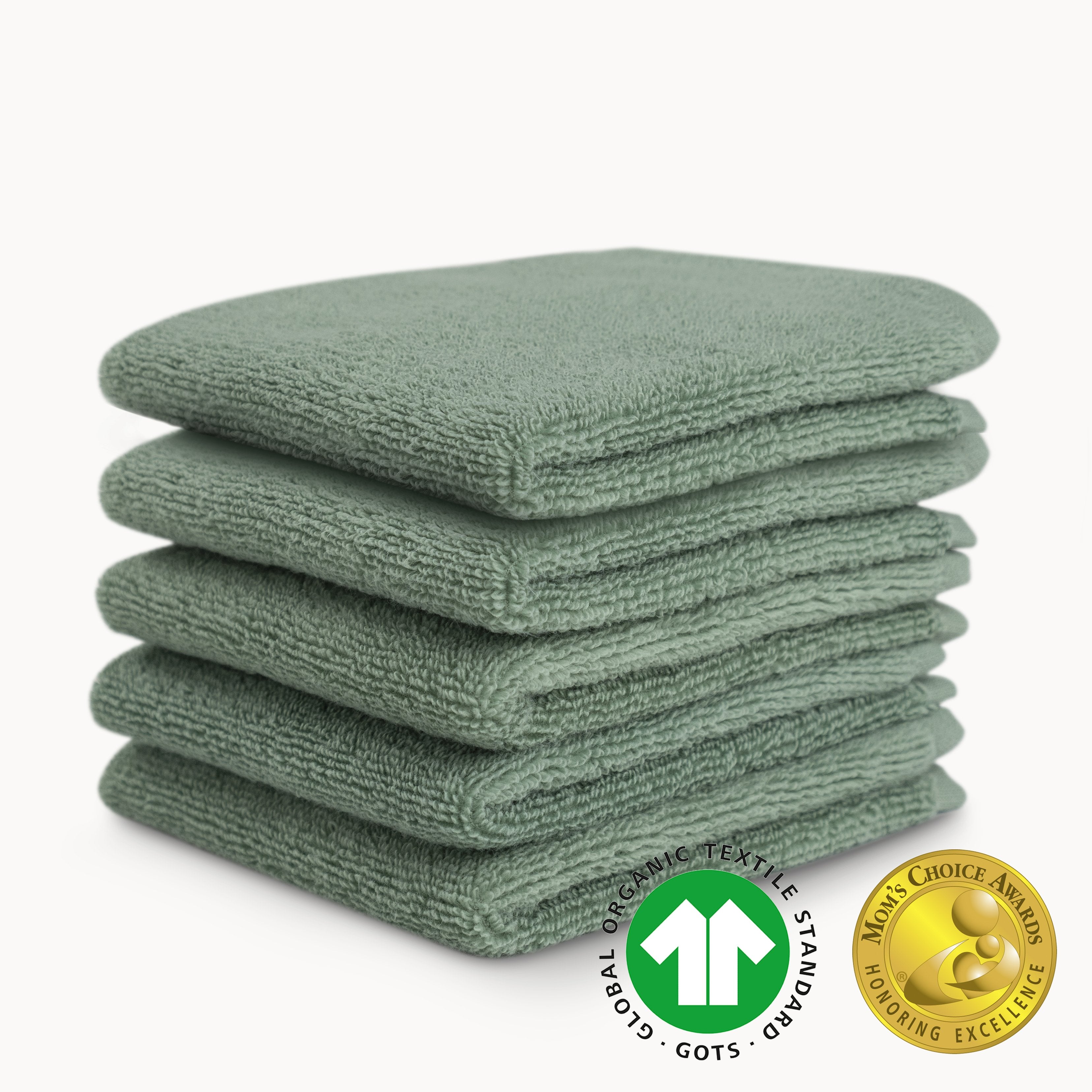 Organic Cotton Baby Washcloths