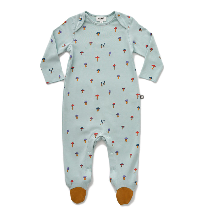 Footie Jumper Sky Grey