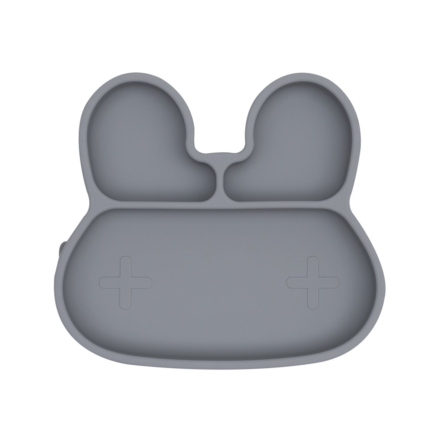 Bunny Stickie Plate Grey