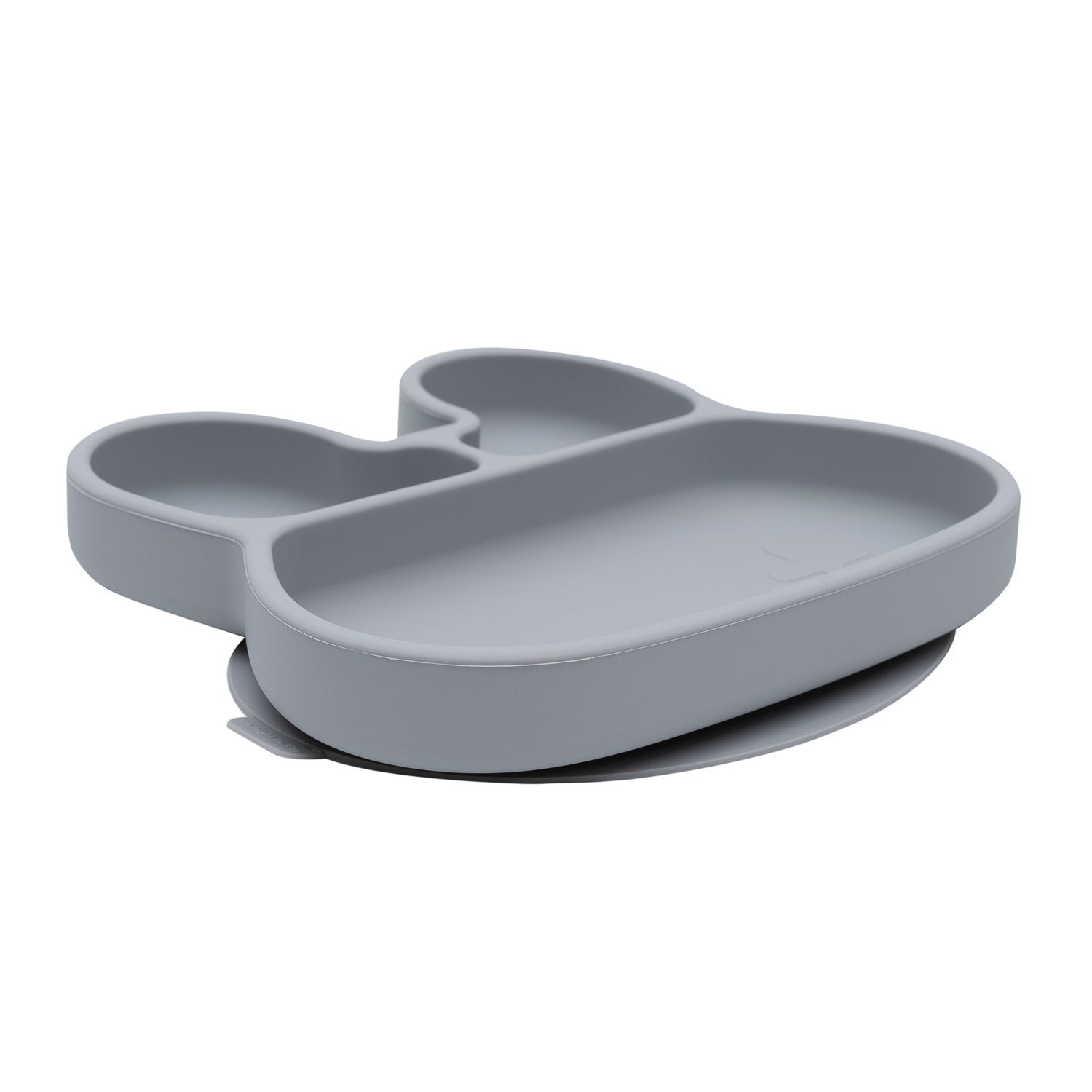 Bunny Stickie Plate Grey