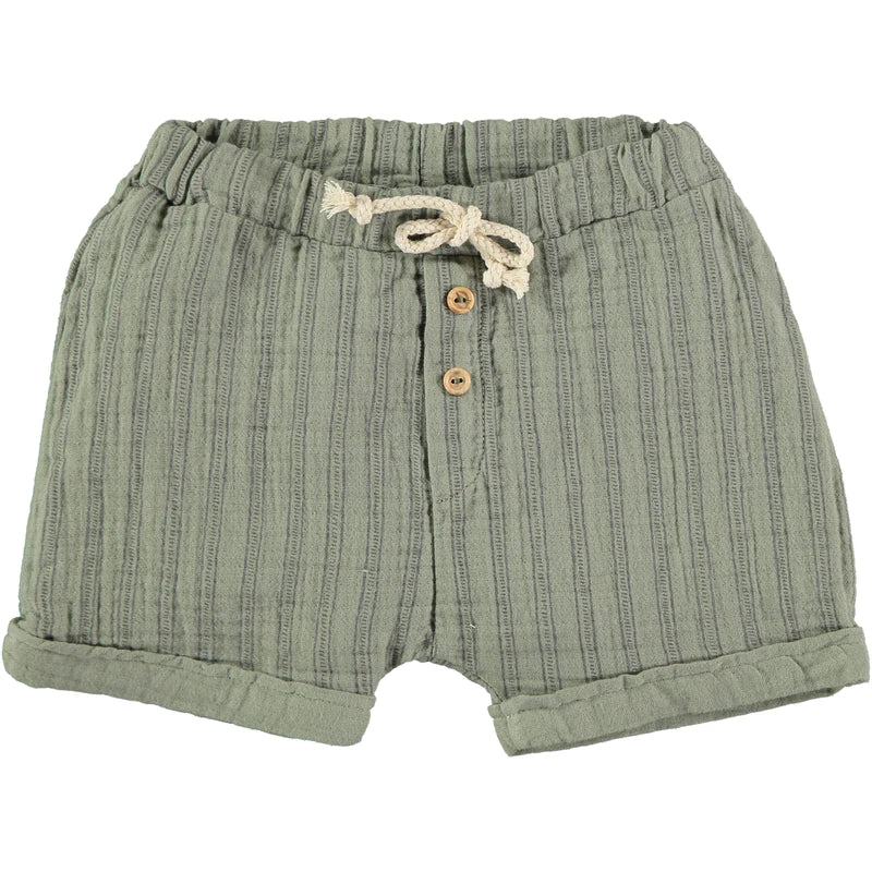 Stripes Shorts - Sage