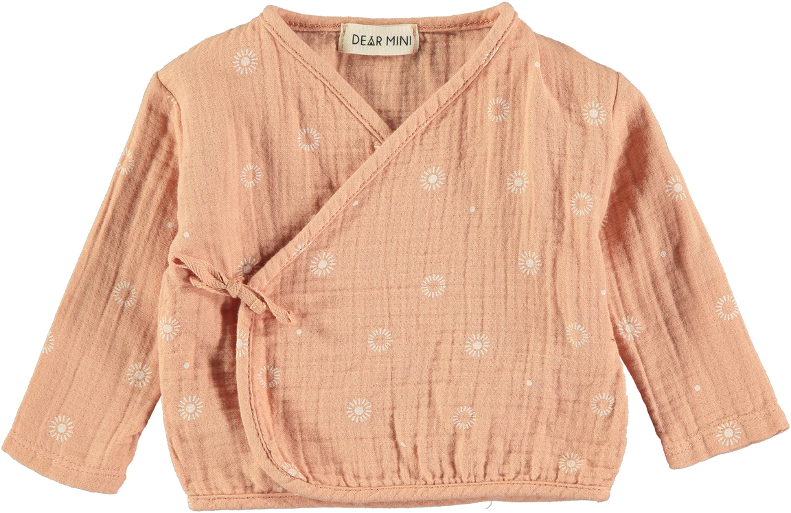 Sunshine Kimono Top - Salmon