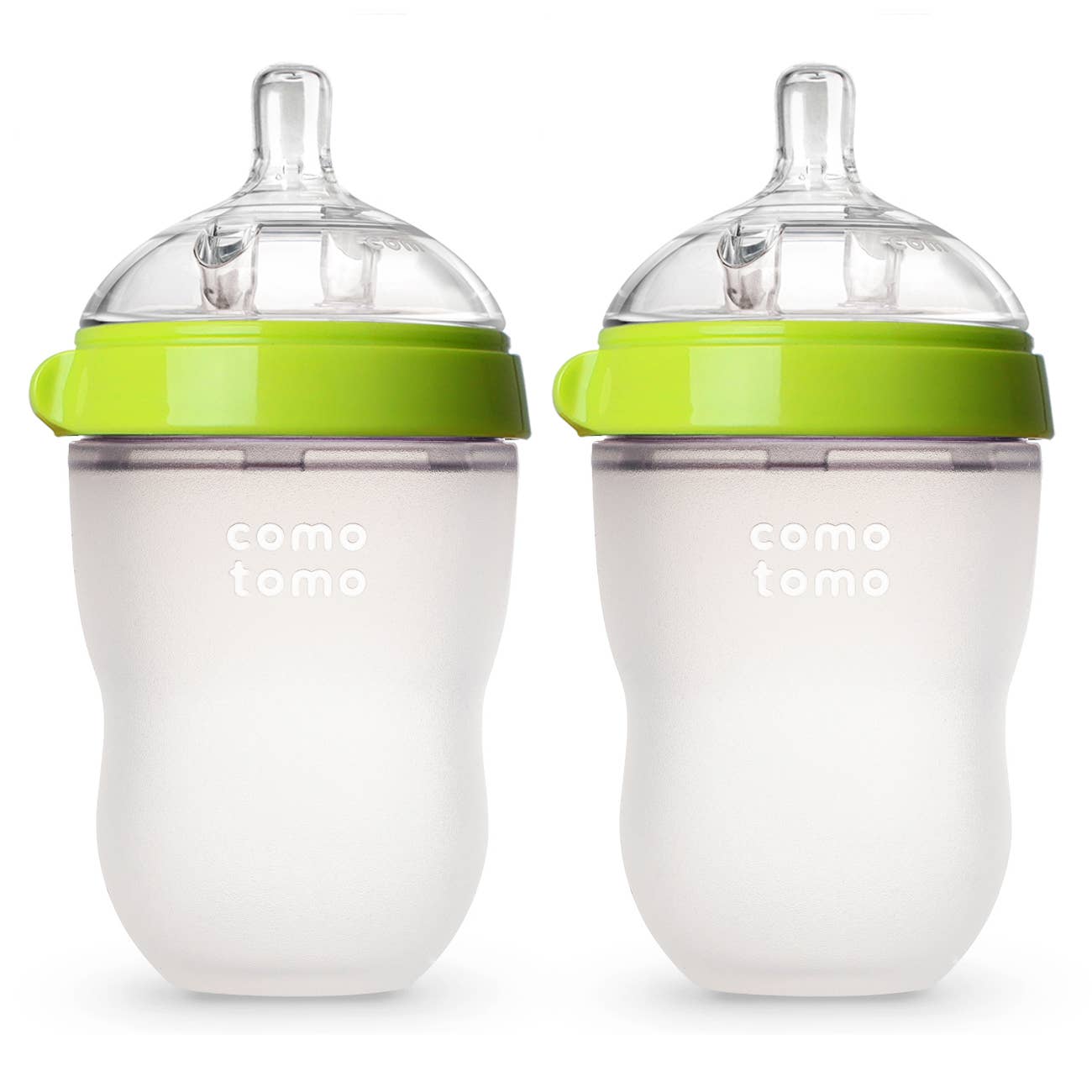 8oz Baby Bottle — Green (Double Pack)
