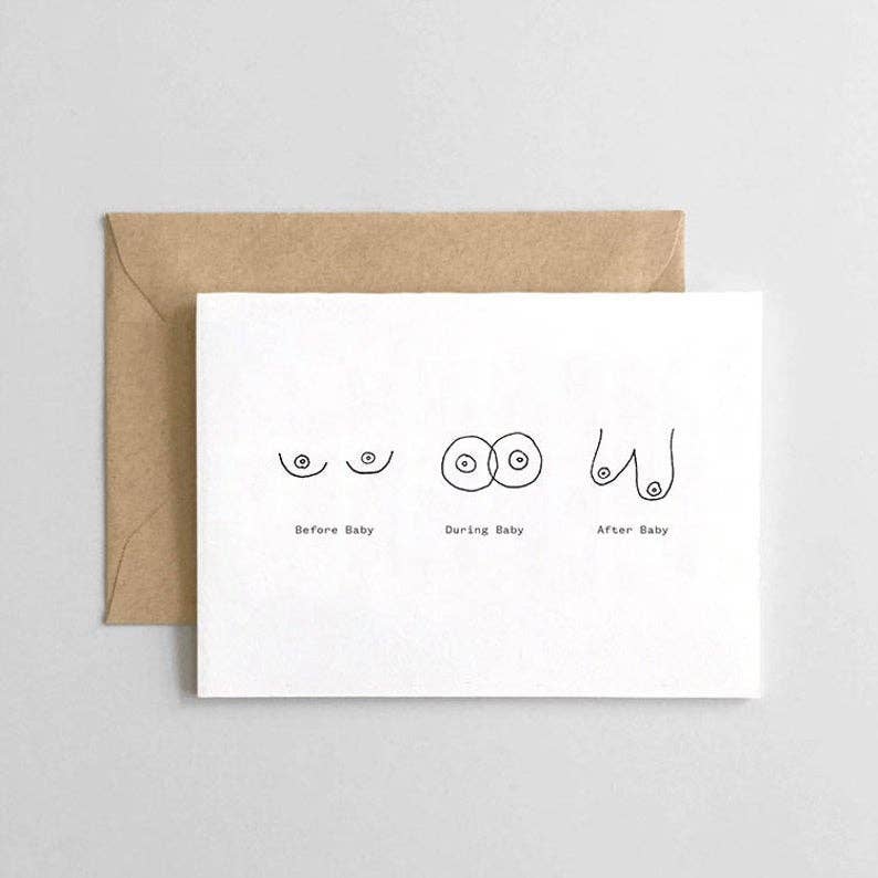 Baby Boobs Card
