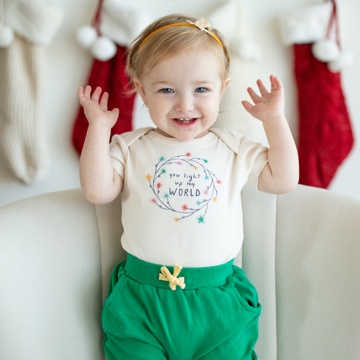 Light Up My World Graphic Bodysuit