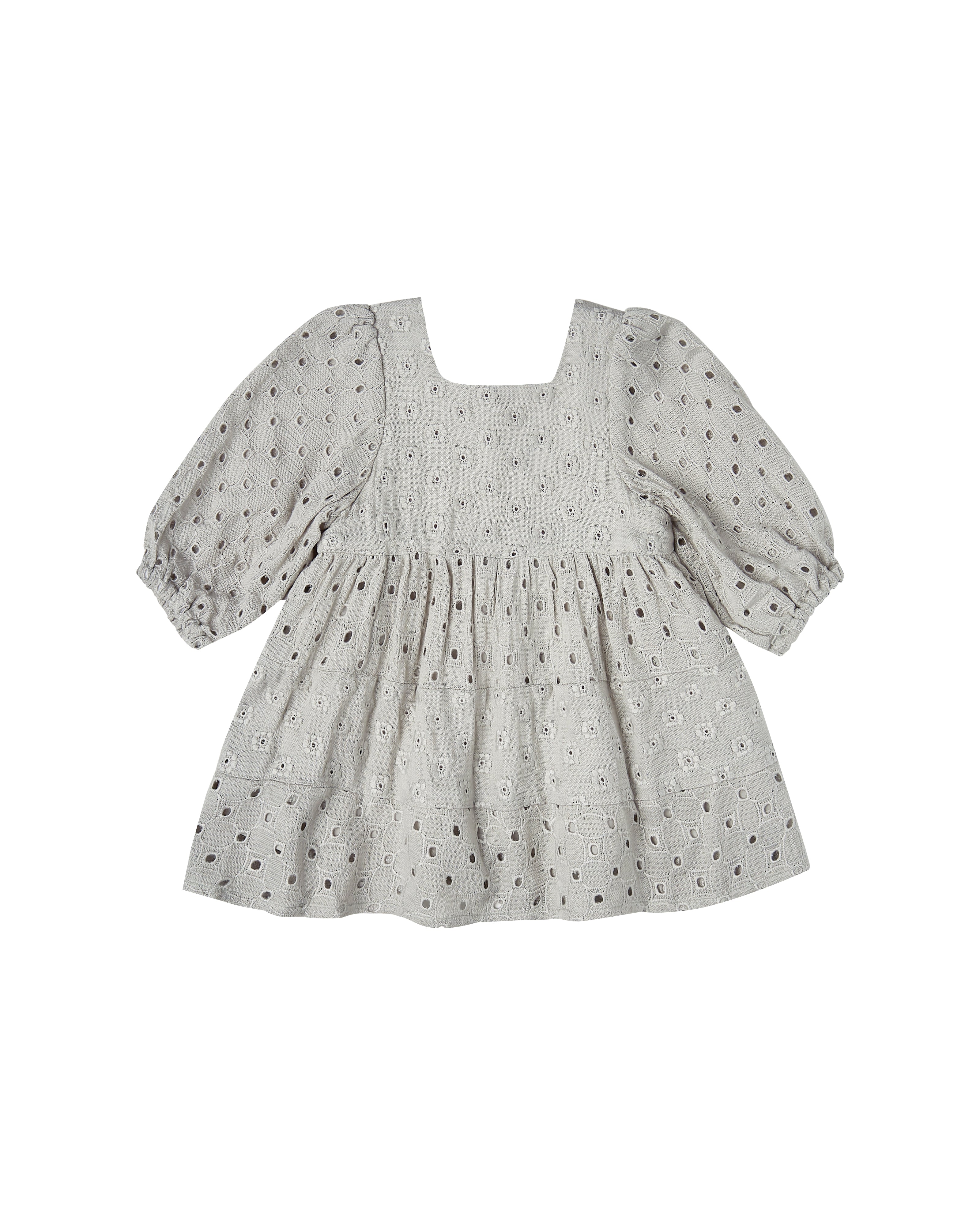 Gretta BabyDoll Dress Blue Fog