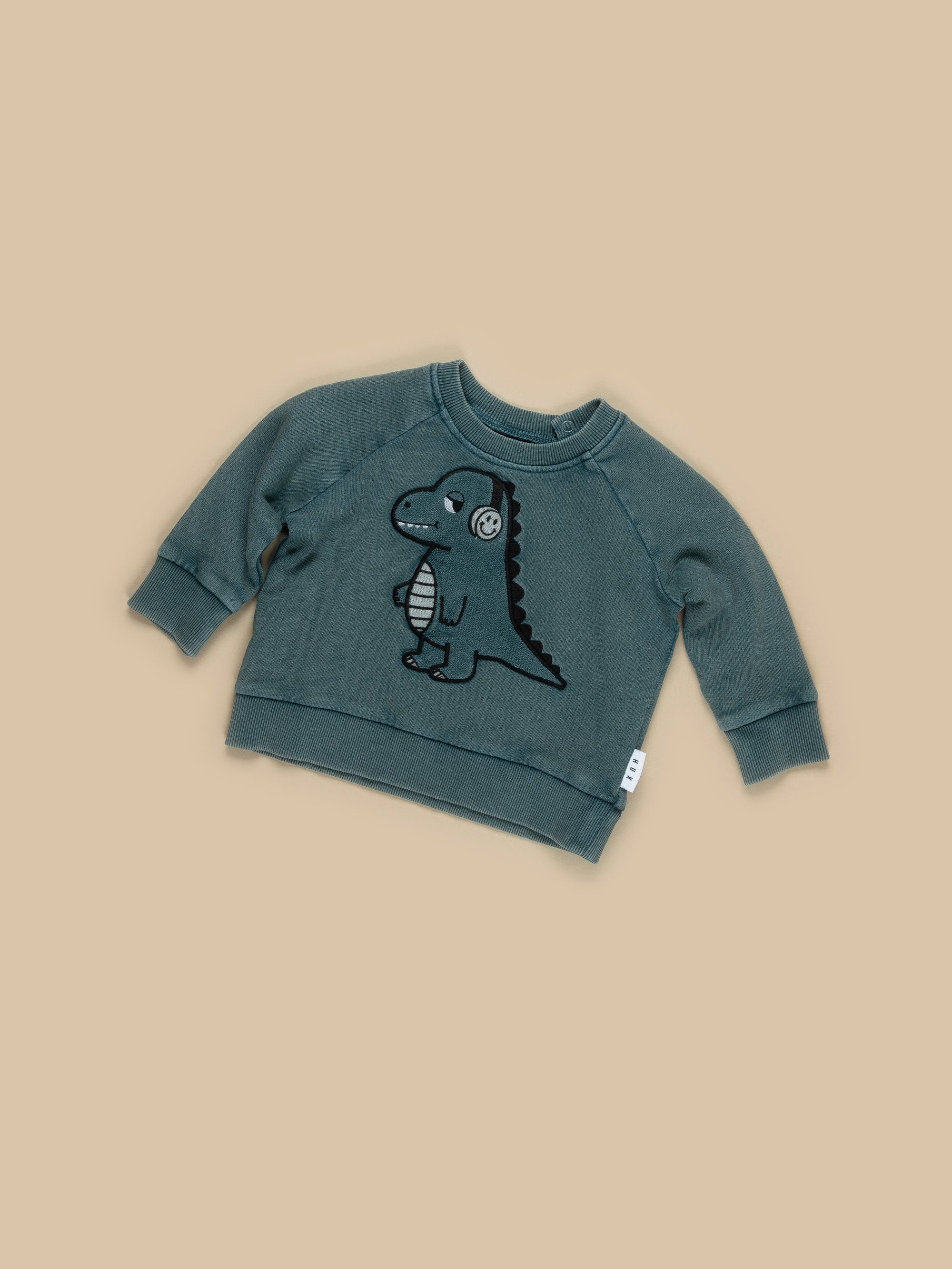 Retro Dino Sweatshirt - Spruce