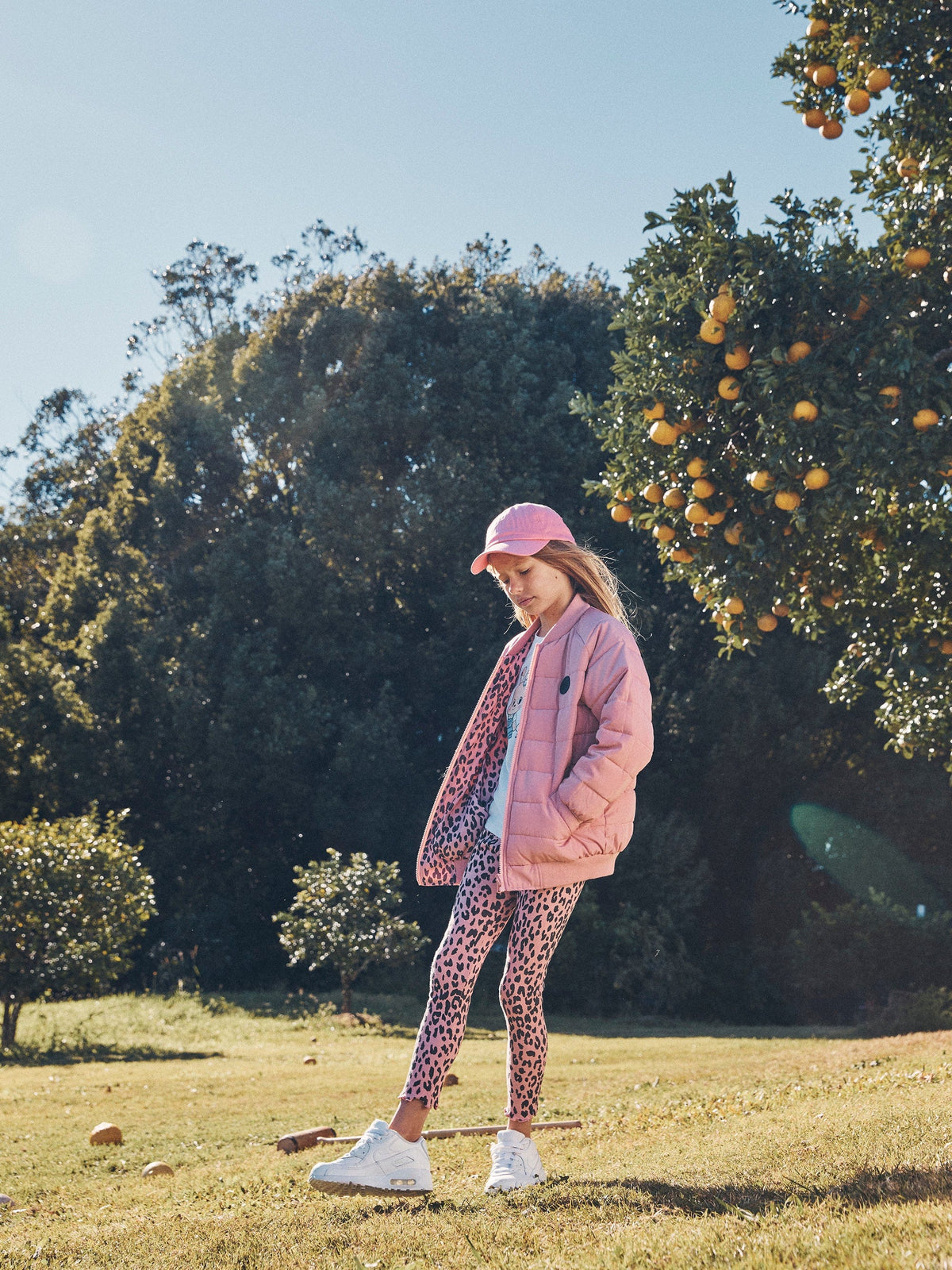 Leopard Rib Legging- Dusty Rose