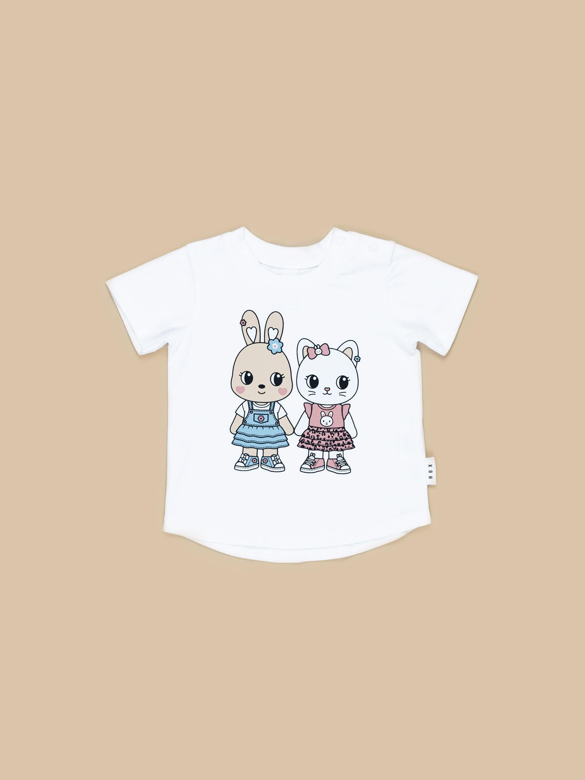 Fluffy Friends T-Shirt - White