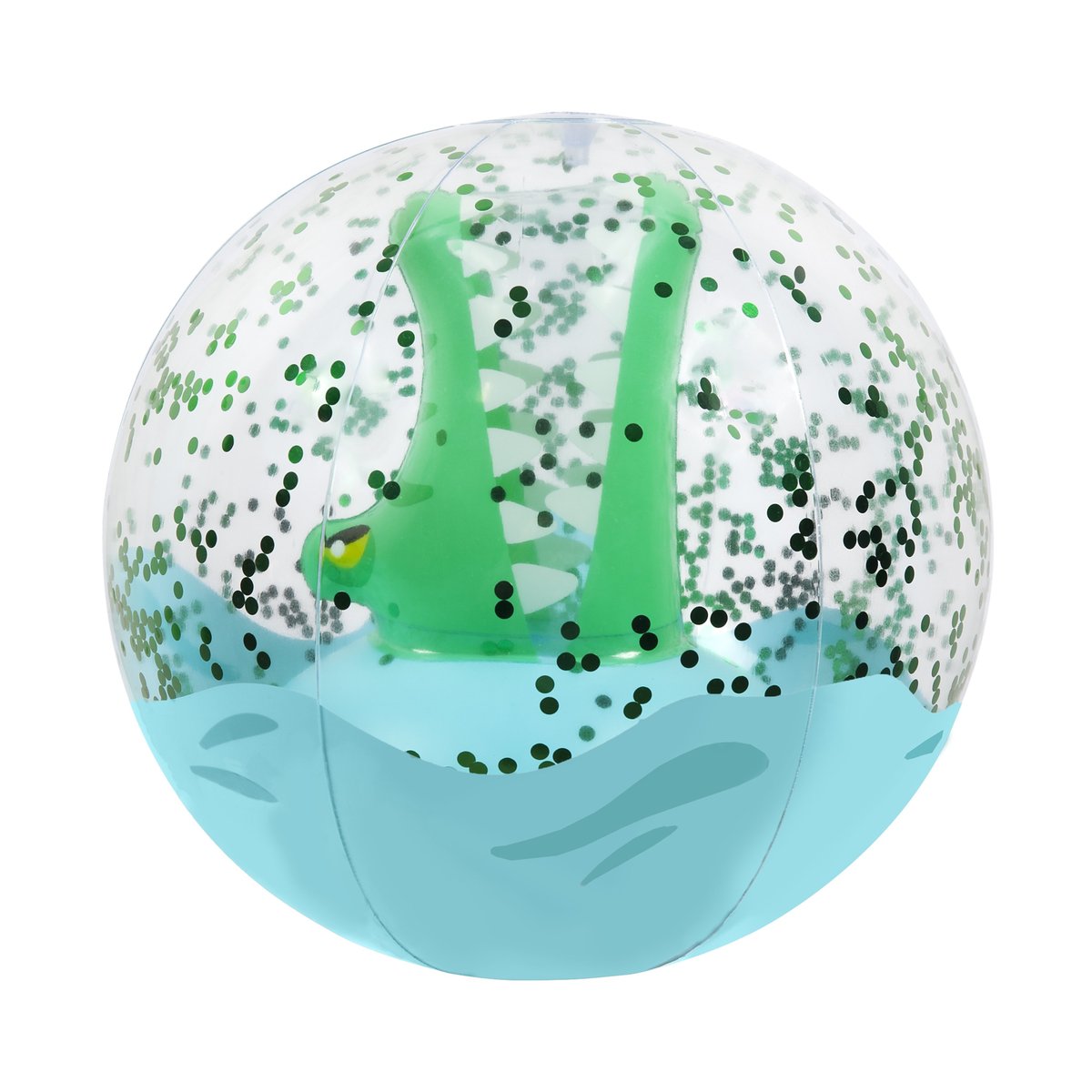 3D Inflatable Beach Ball - Crocodile