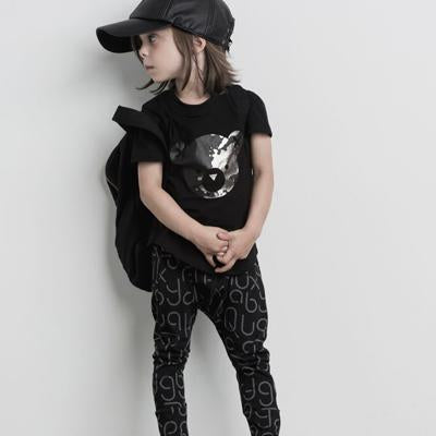 Soft Text Drop Crotch Pant