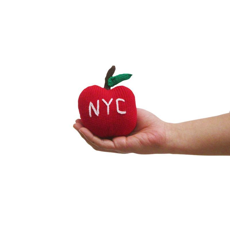 Big Apple Rattle - Organic Baby Toy