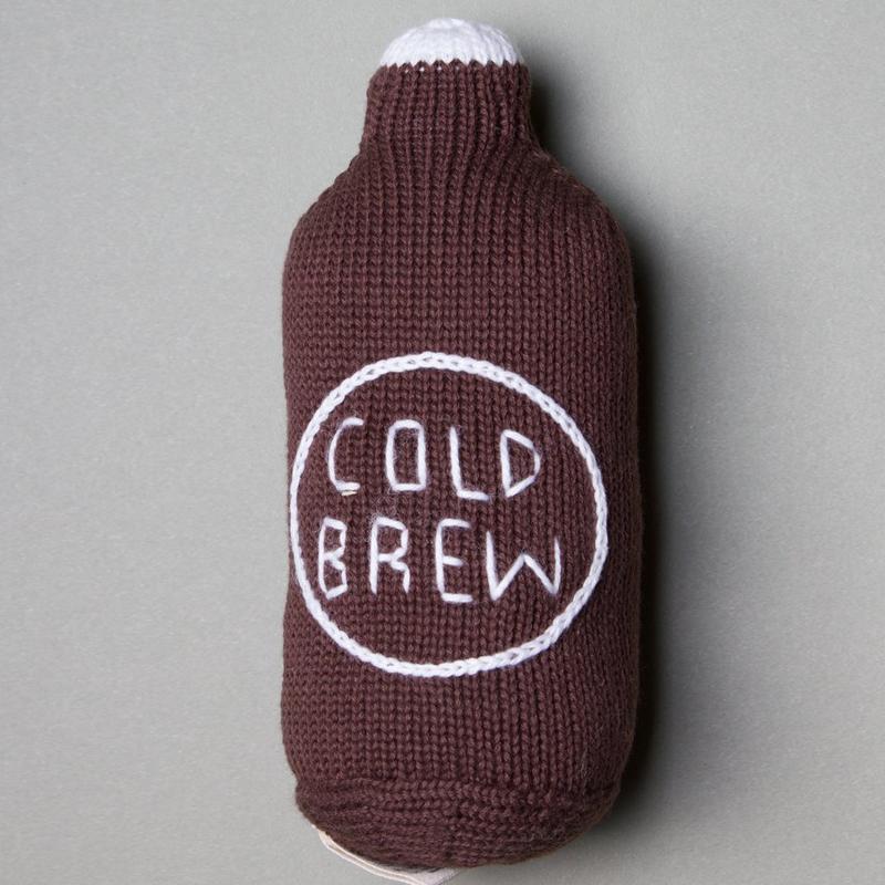 Cold Brew Rattle - Organic Baby Toy