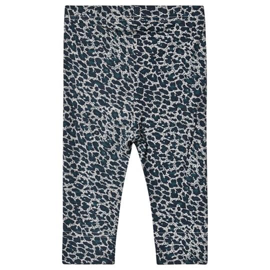 Leopard Legging - Darkest Blue Leopard