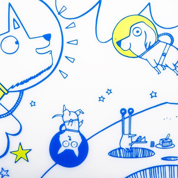 Mark mat set: space animals