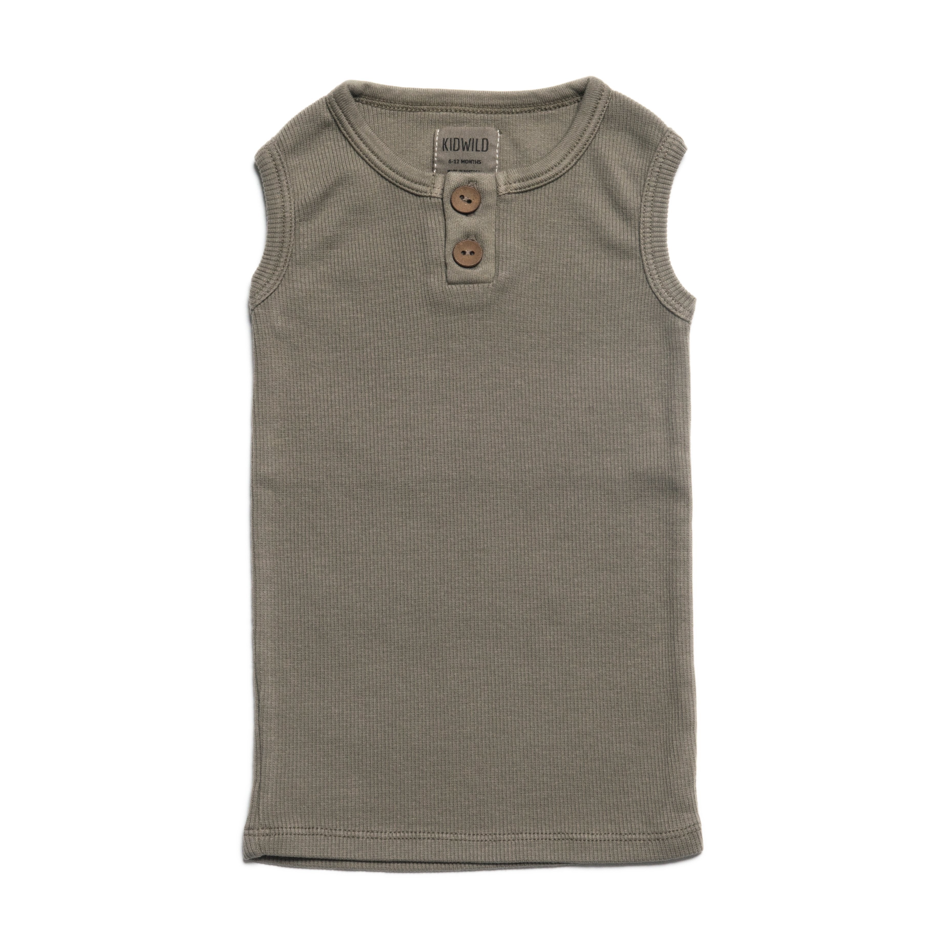 Organic Vintage Henley Tank