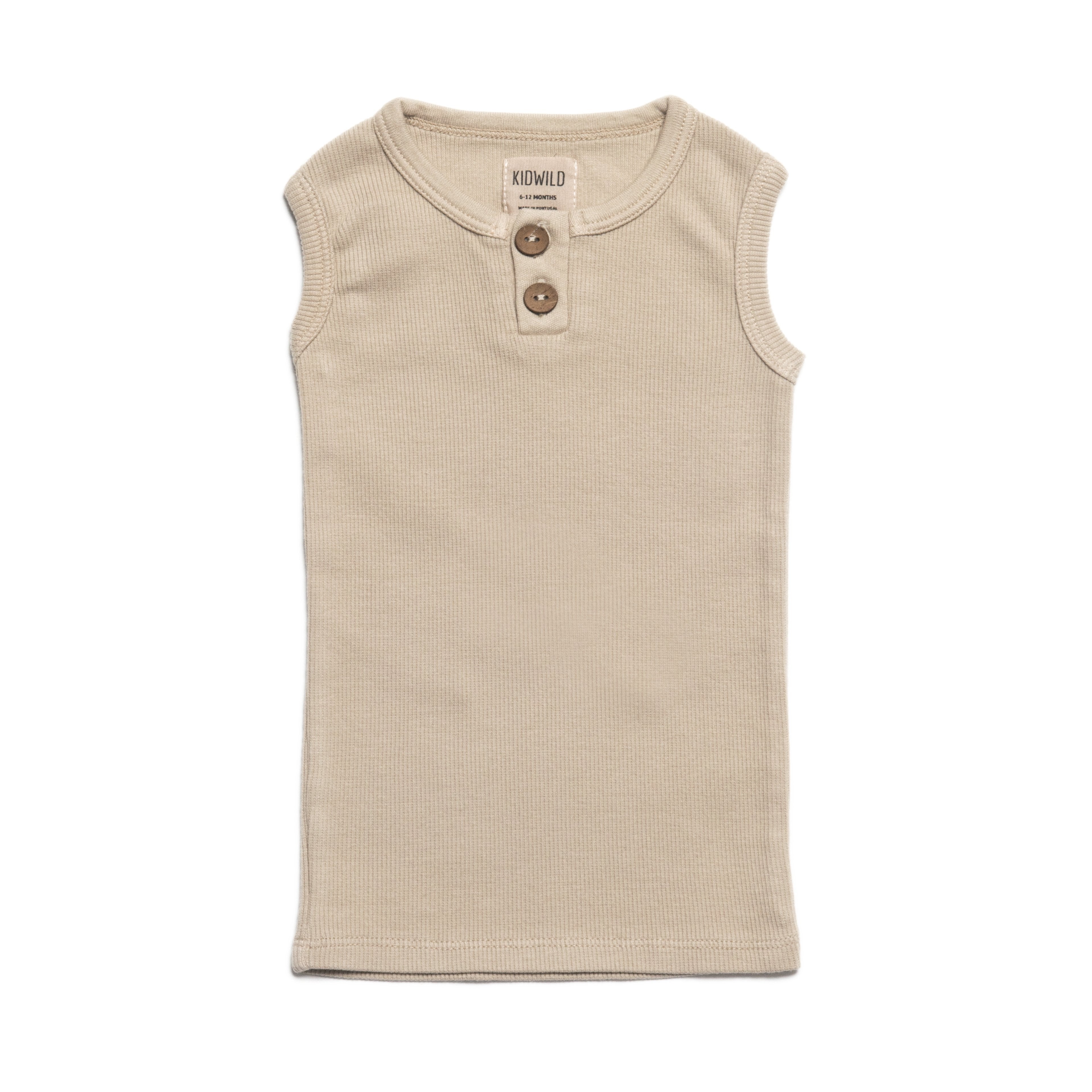 Organic Vintage Henley Tank