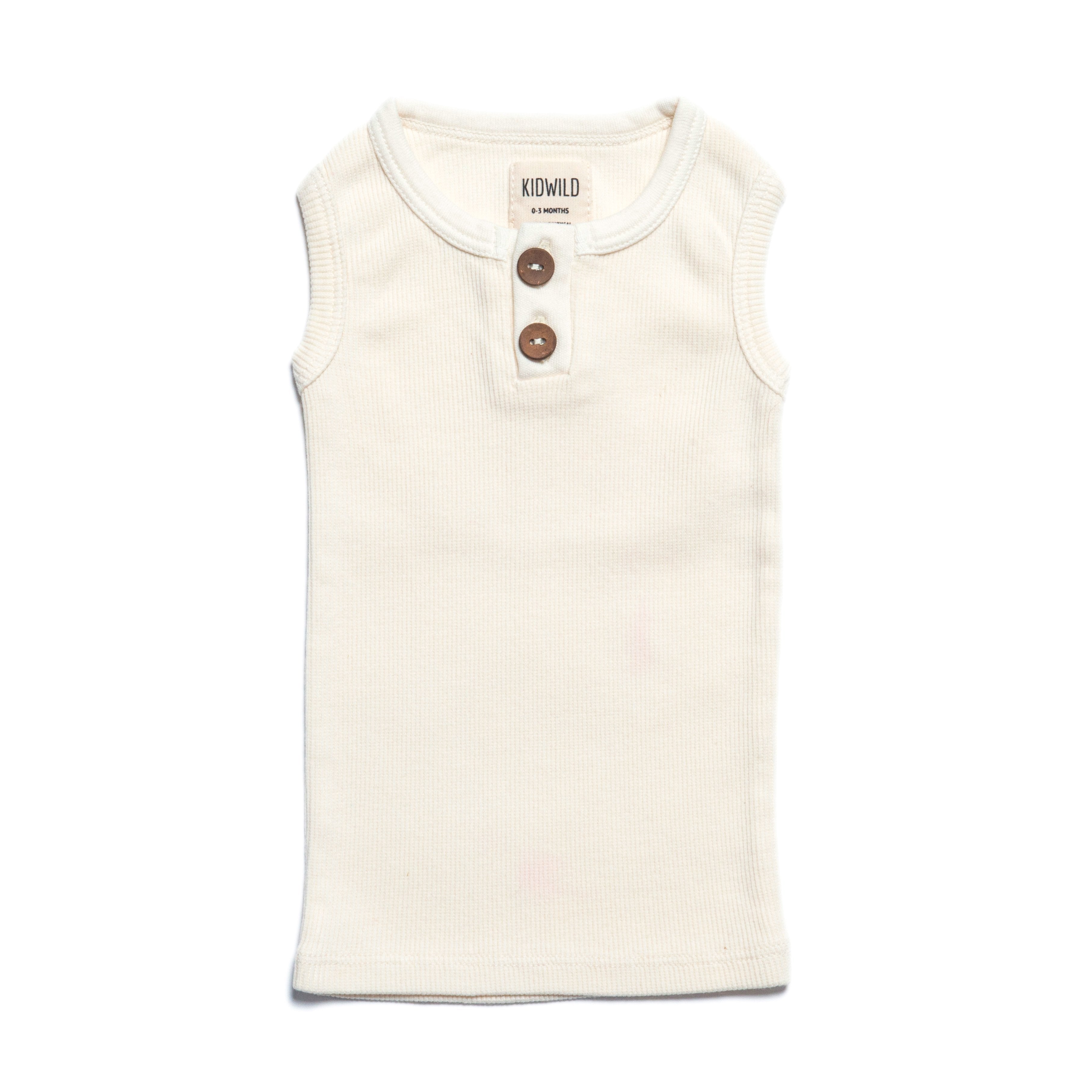 Organic Vintage Henley Tank