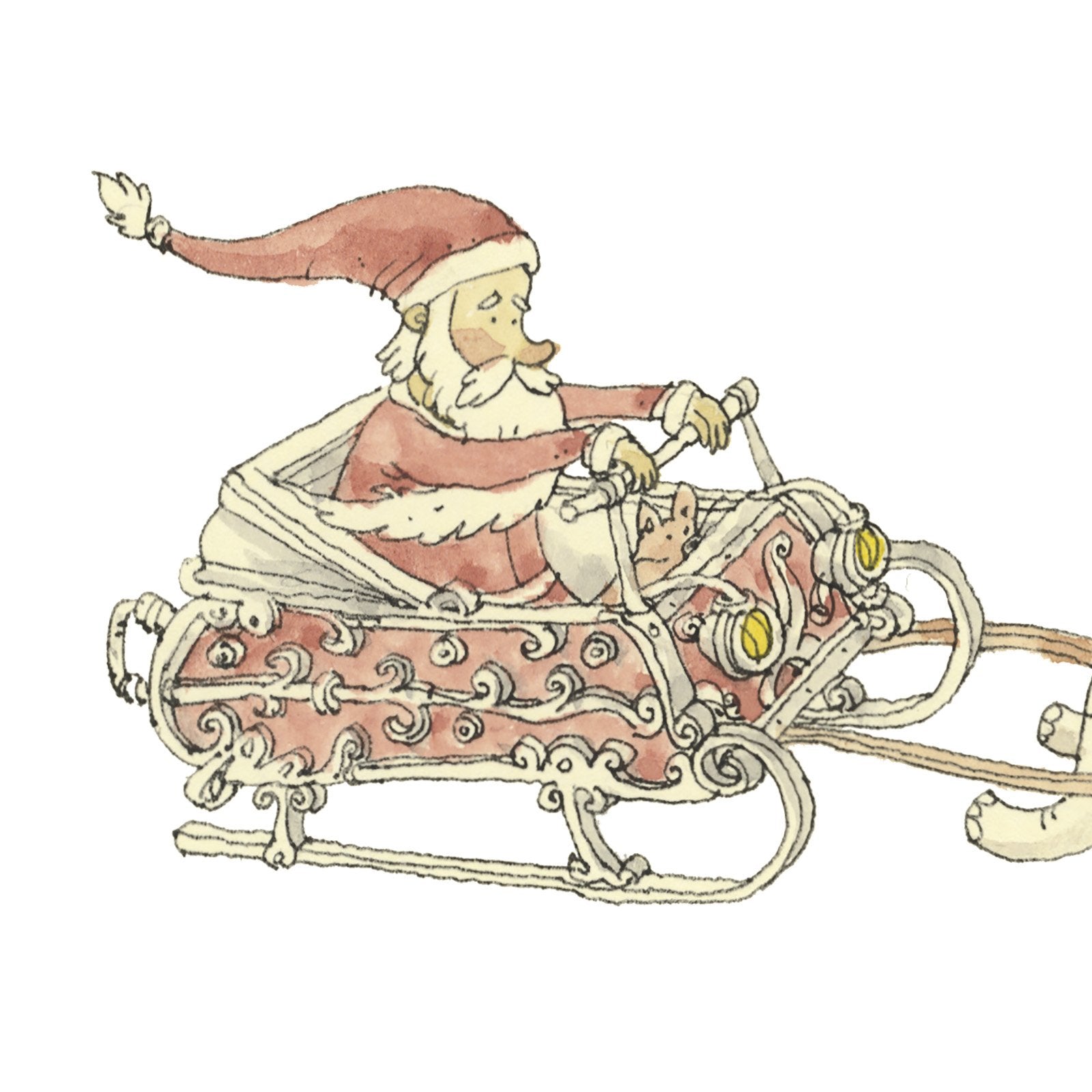 Santa's Sleigh Carre