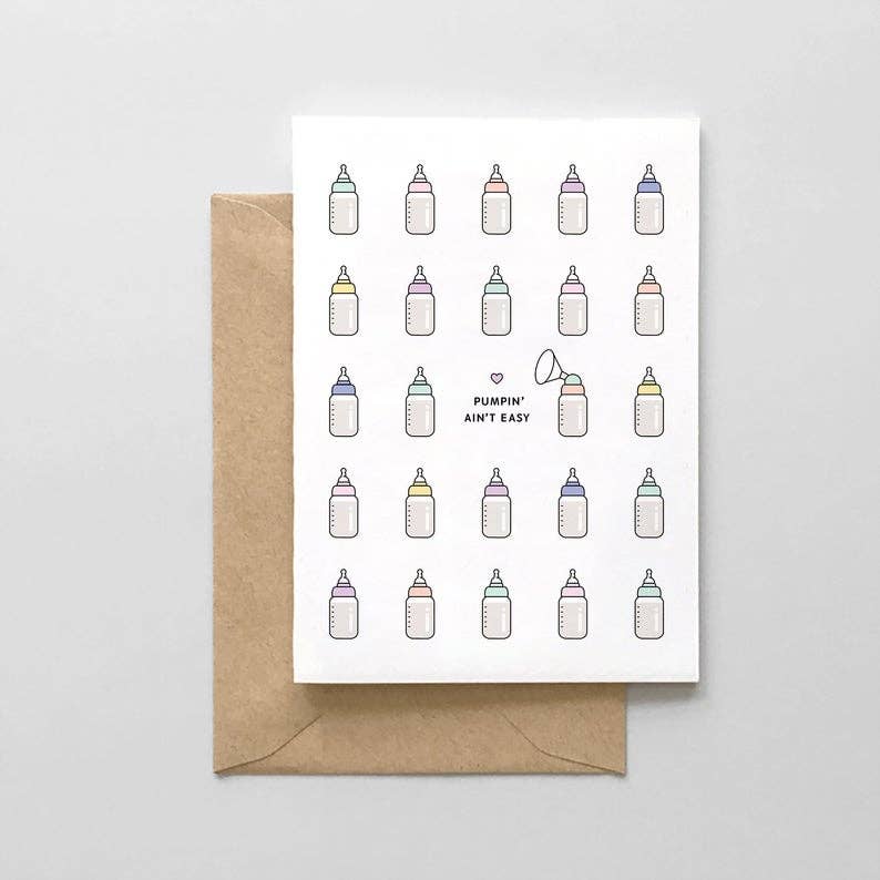 Pumpin' Ain't Easy Card