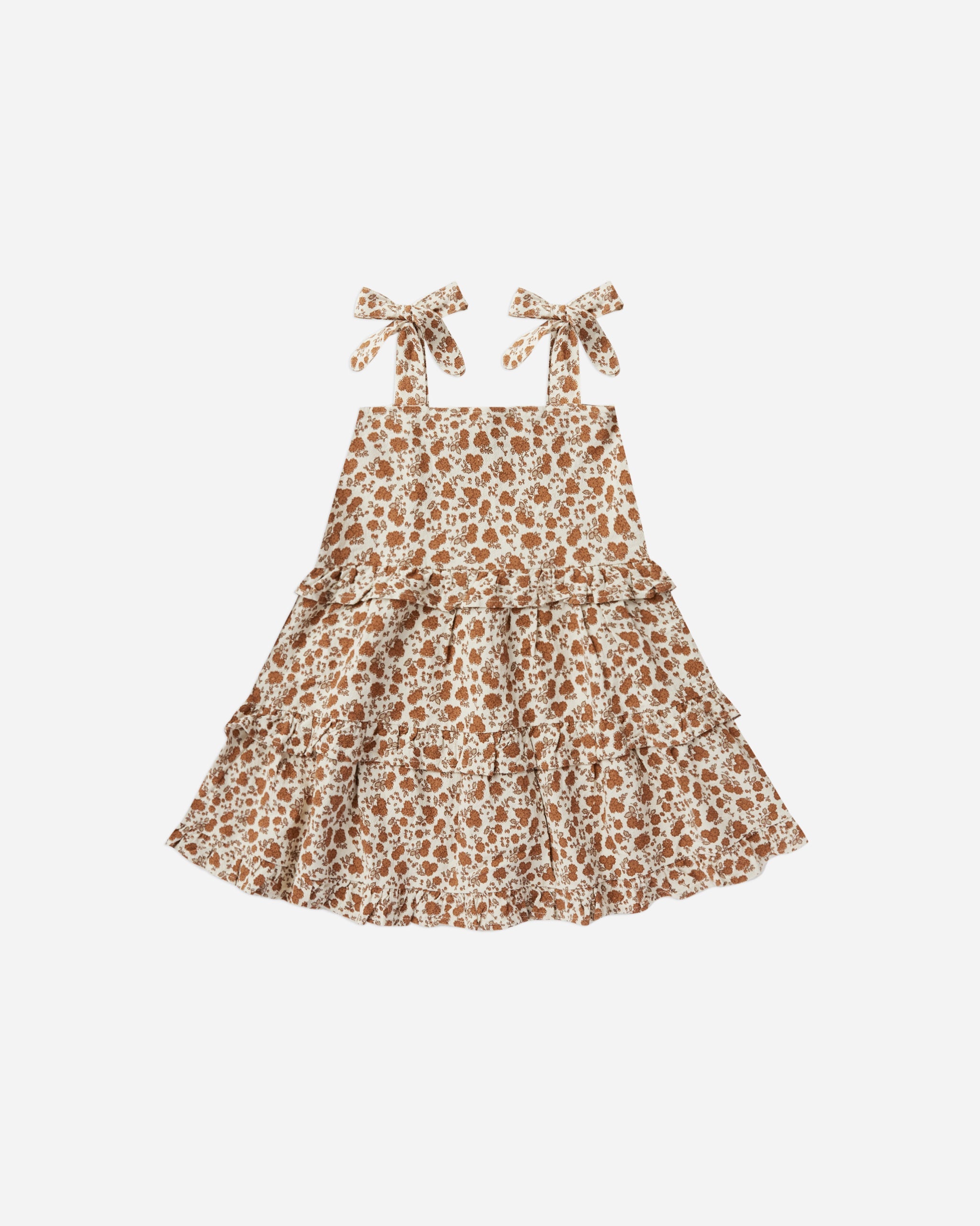 ruffle swing dress | garden