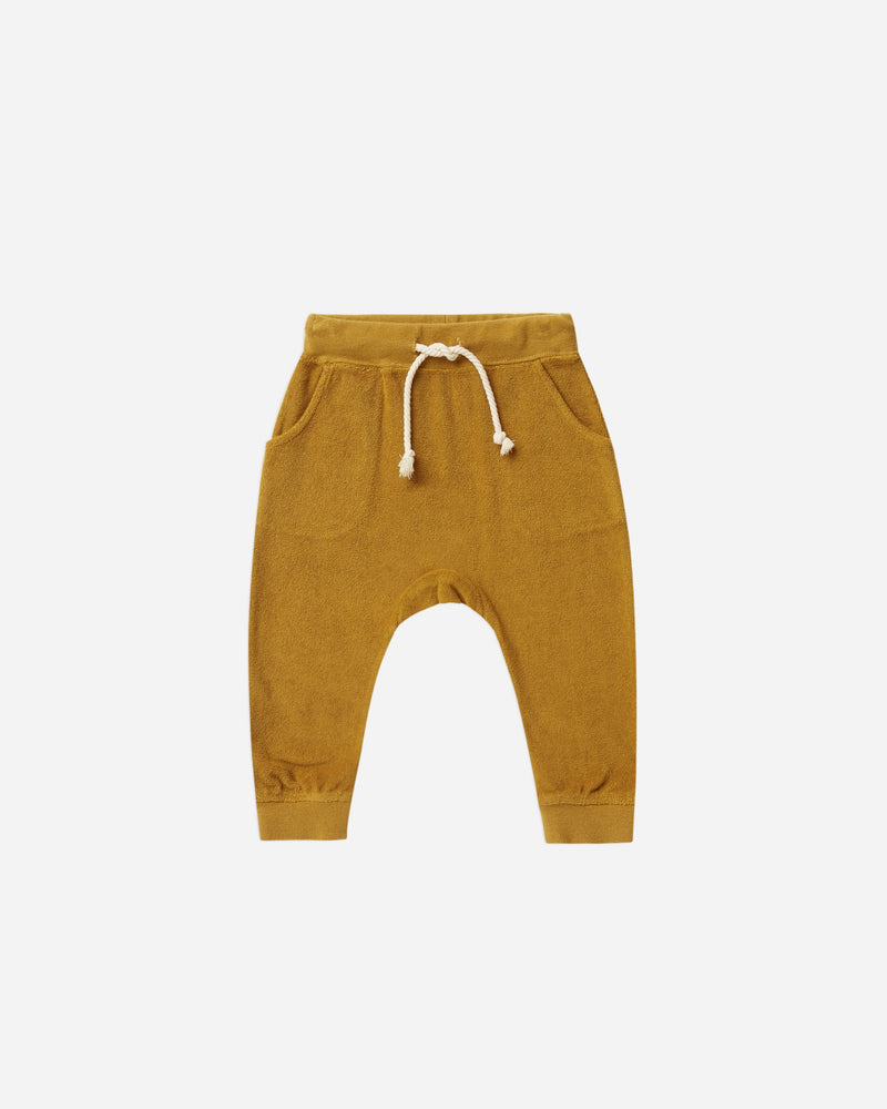 terry sweatpant, gold