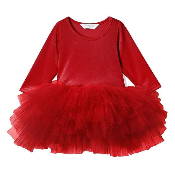 O.M.G Tutu Dress Rosie Red