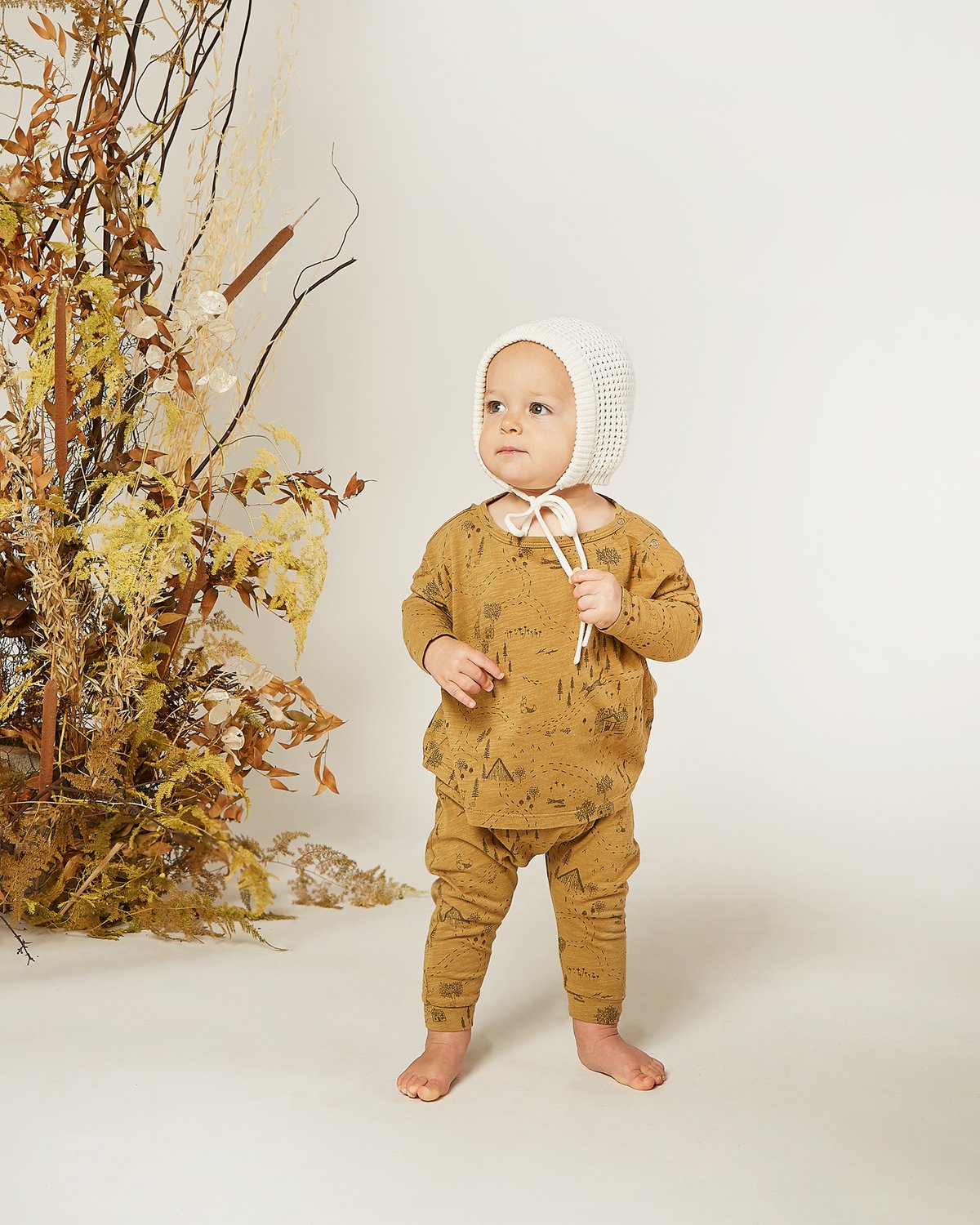 Into the Woods Longsleeve Tee - Goldenrod