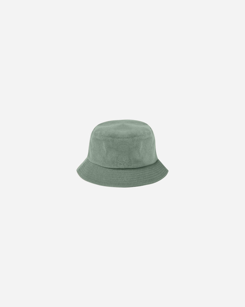 terry bucket hat, aqua