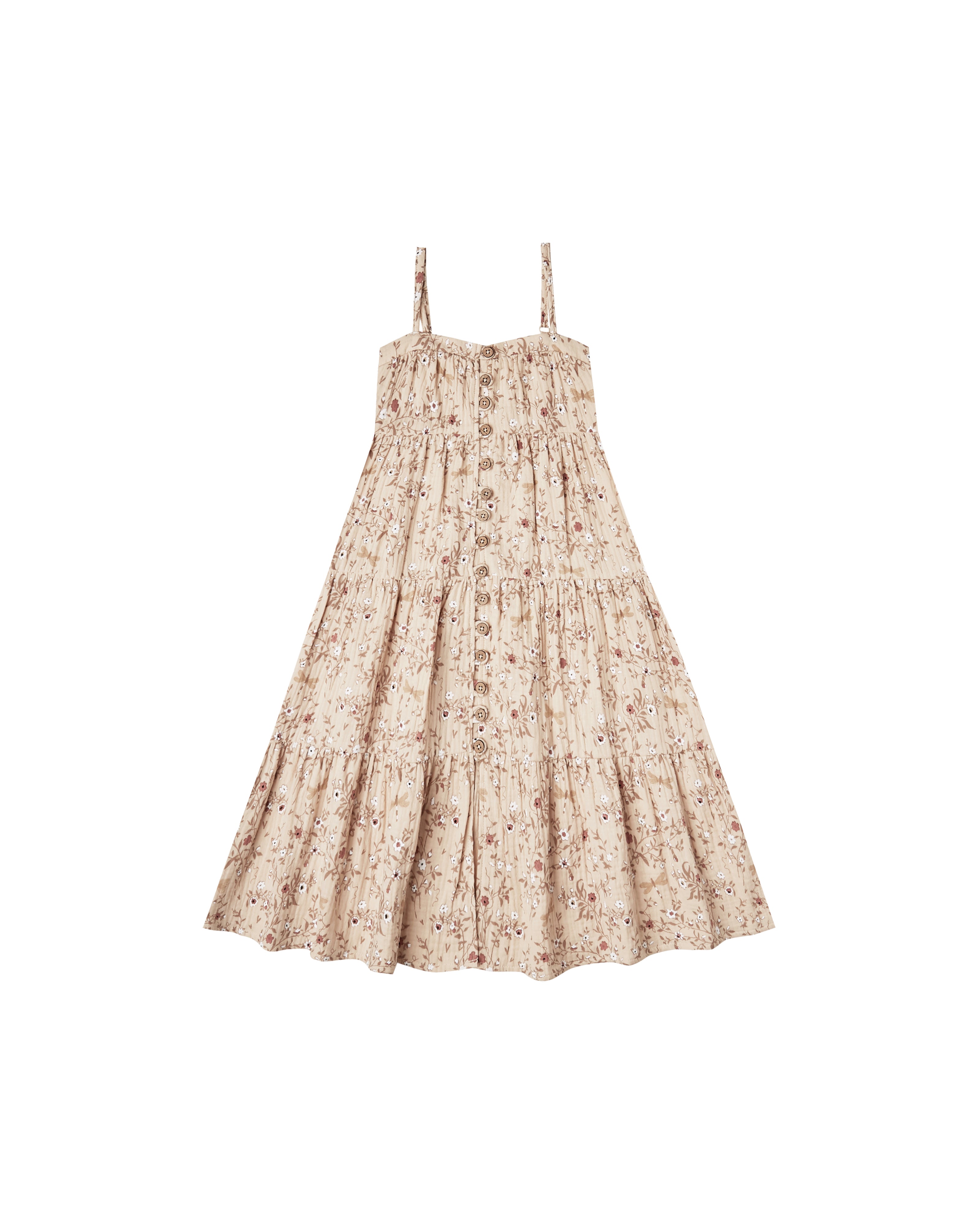 Dragonfly Tiered Maxi Dress Shell