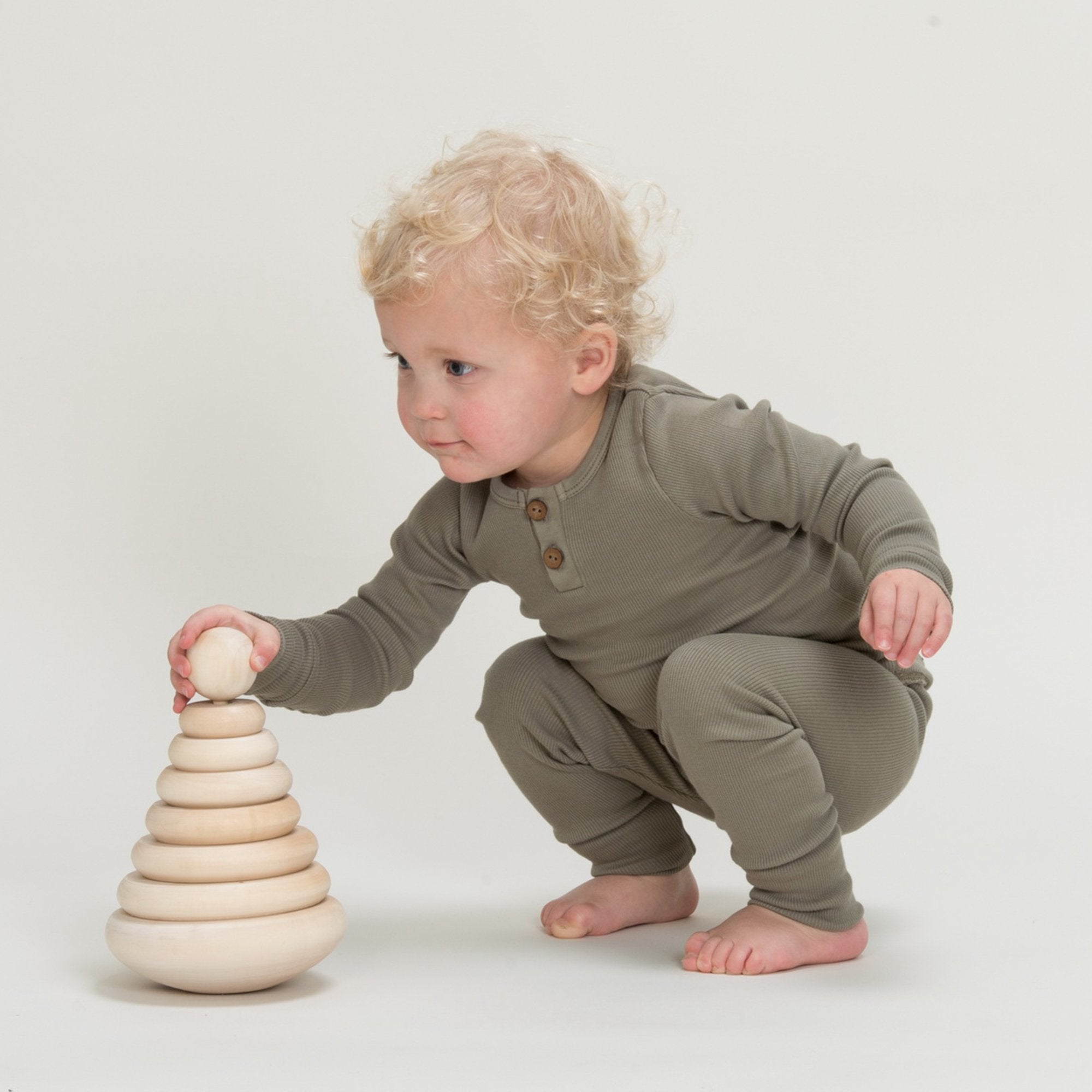 Organic Vintage L/S Top Moss