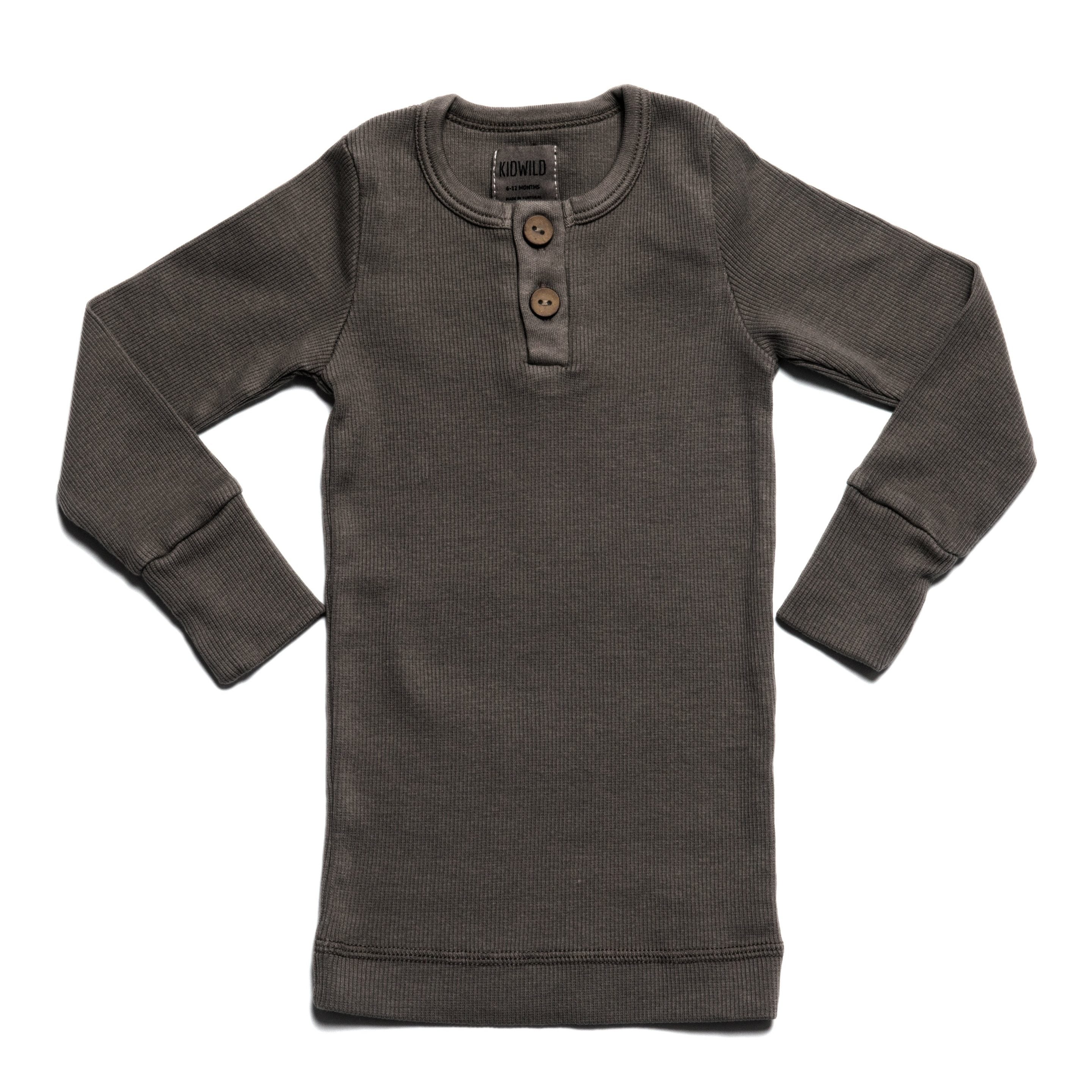 Organic Vintage L/S Top Slate